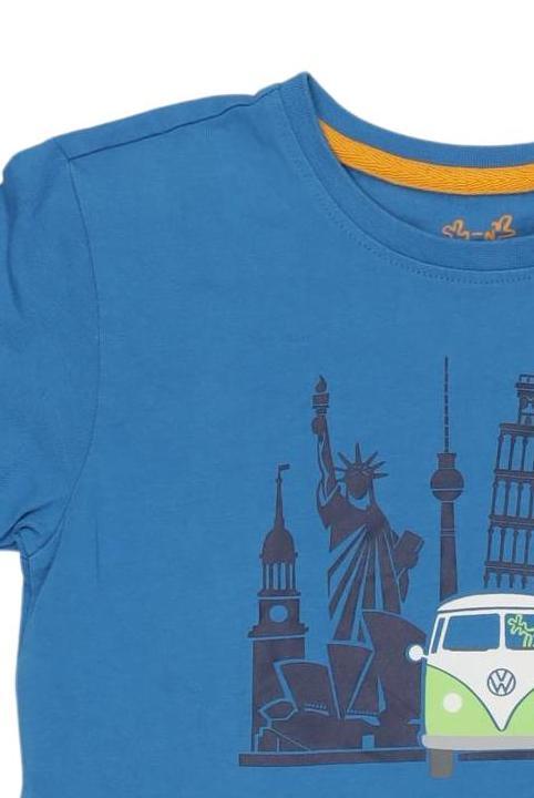 Thumbnail - elkline Jungen T-Shirt, blau, Gr. 128