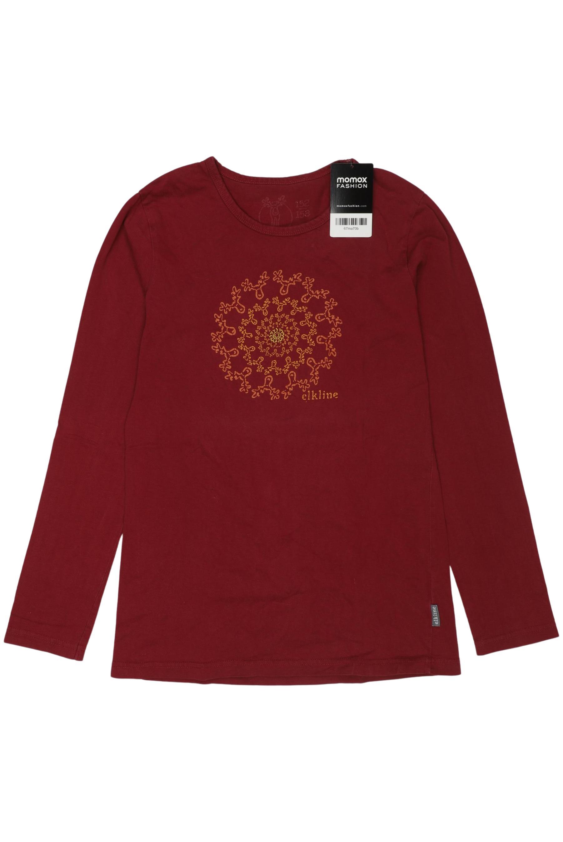 

elkline Mädchen Langarmshirt, rot, Gr. 152