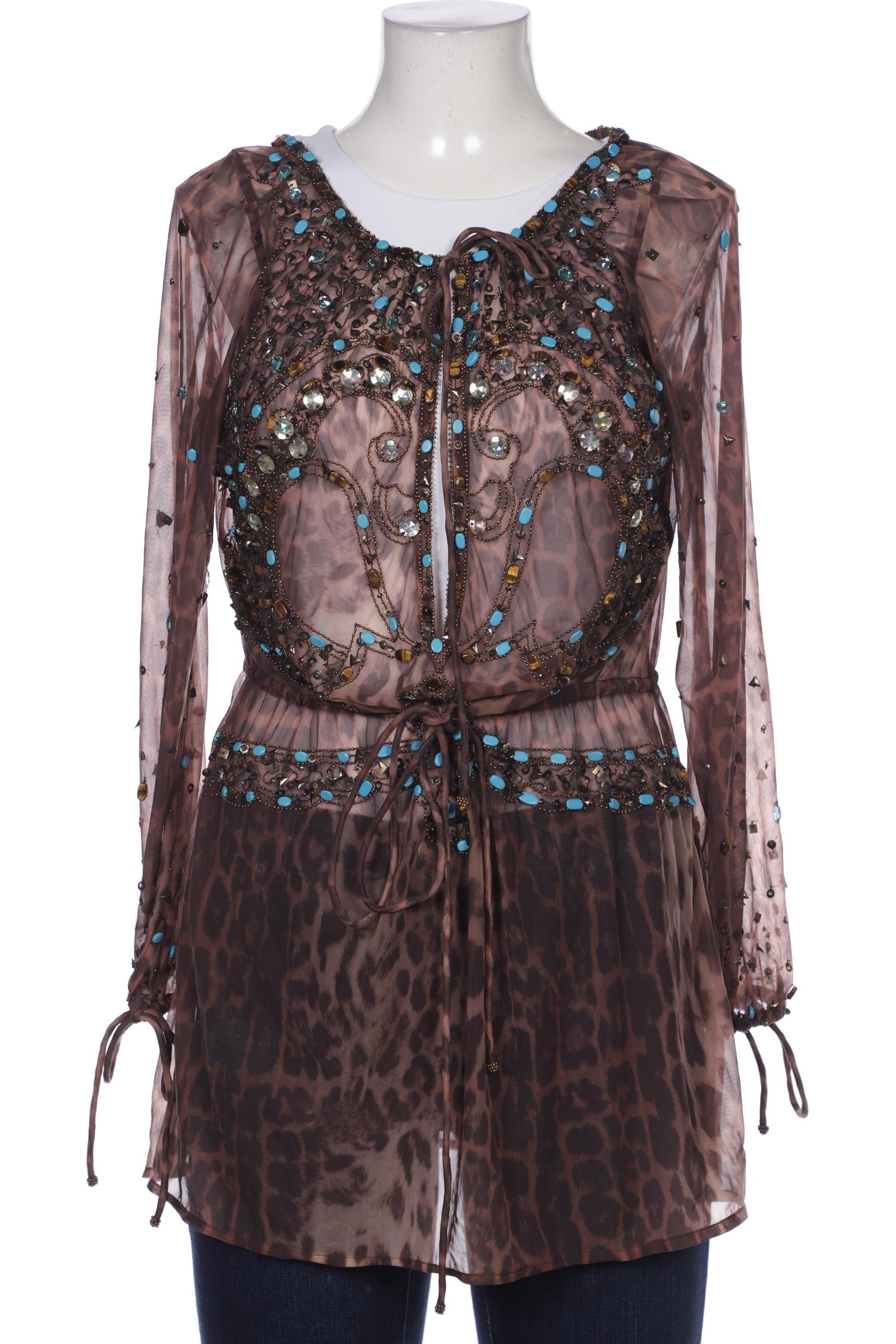 

Ella Singh Damen Bluse, braun, Gr. 42