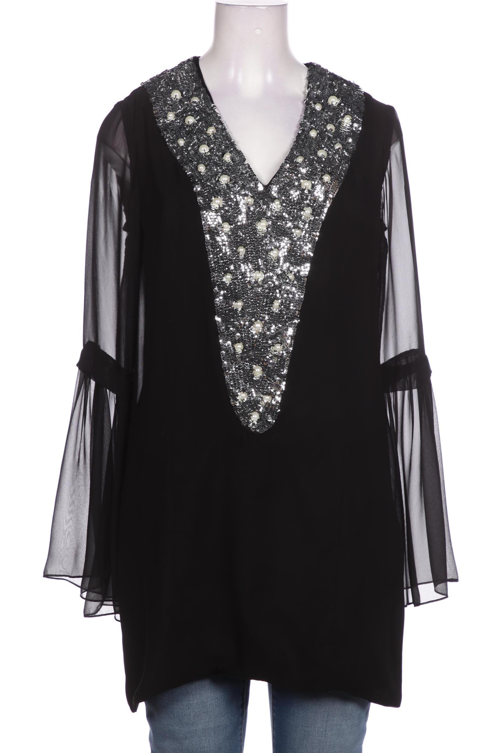 

Ella Singh Damen Bluse, schwarz