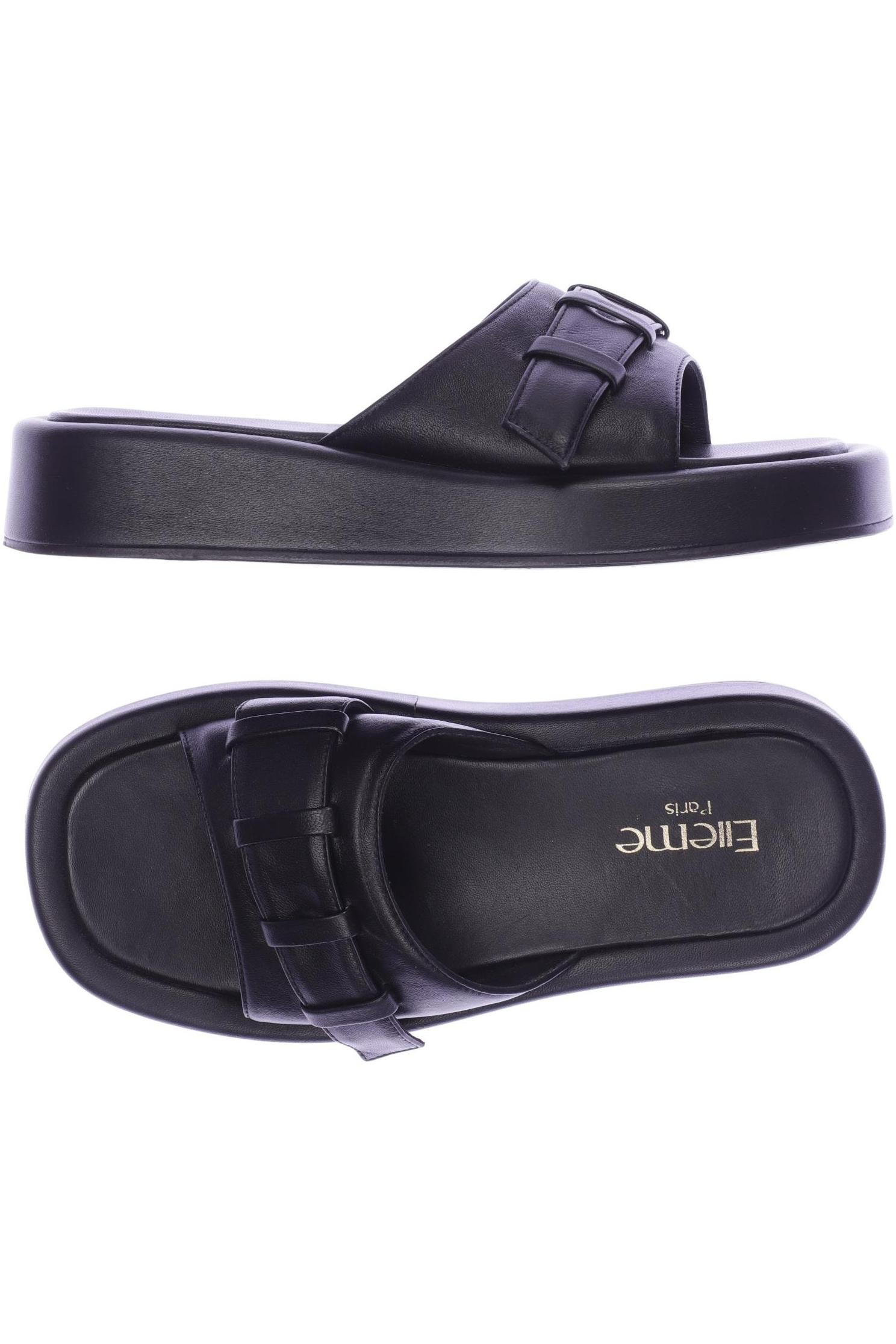 

Elleme Damen Sandale, schwarz, Gr. 36