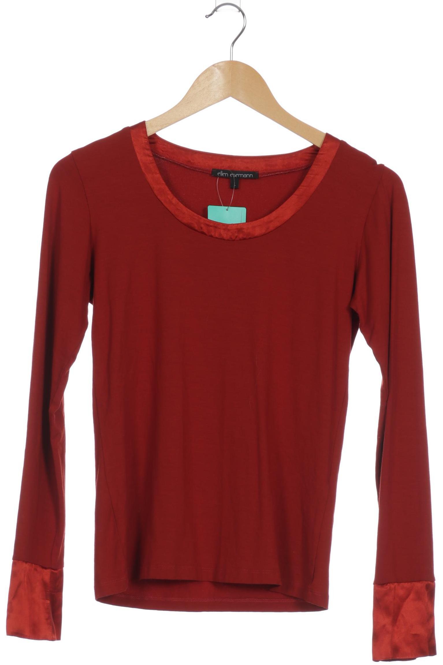 

Ellen Eisemann Damen Langarmshirt, rot, Gr.