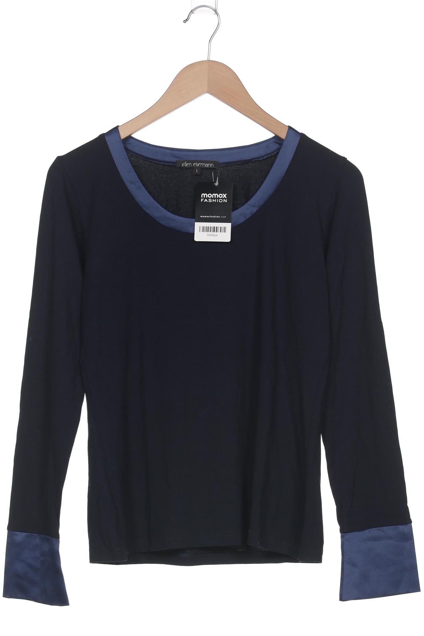 

Ellen Eisemann Damen Langarmshirt, marineblau, Gr. 42