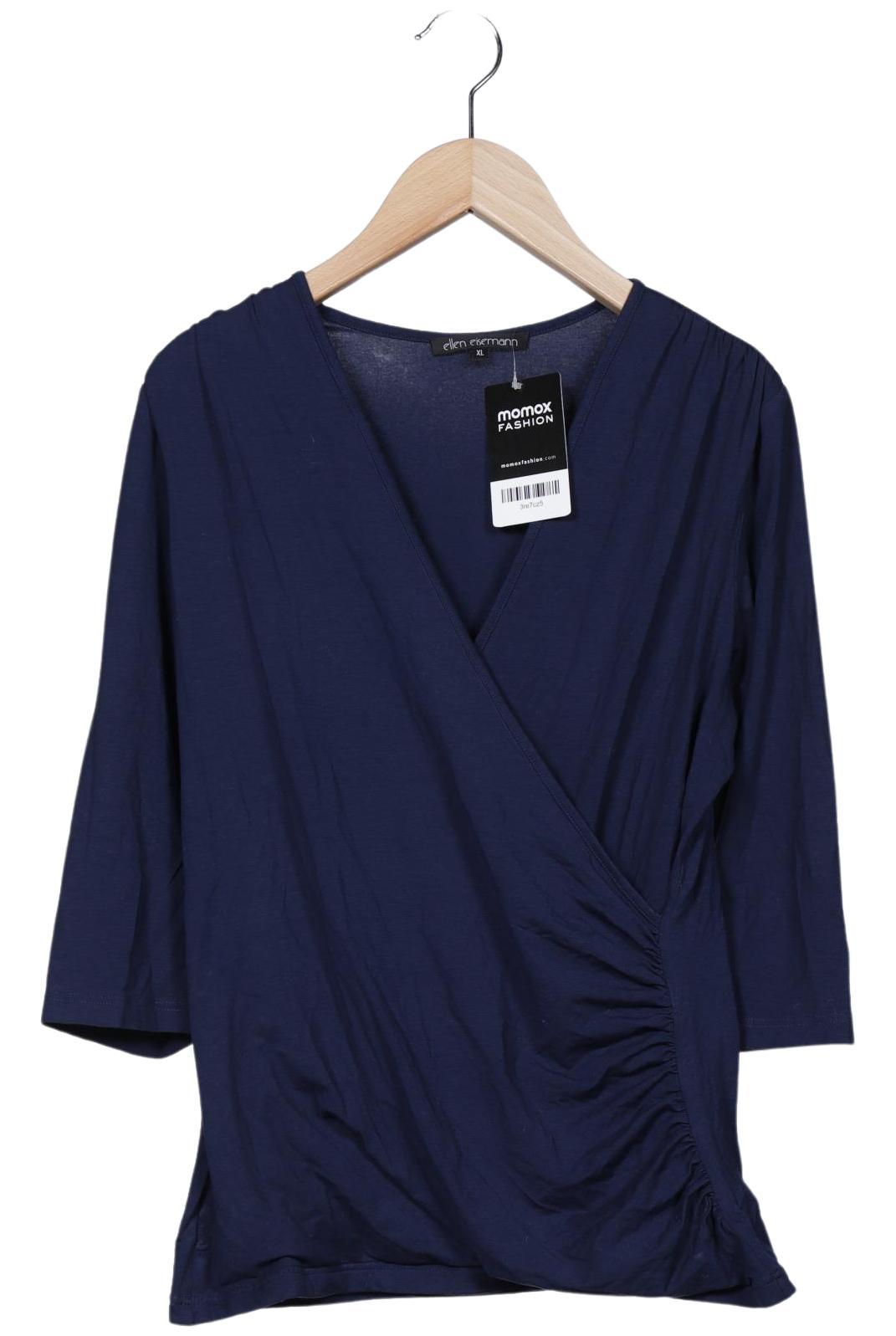 Thumbnail - Ellen Eisemann Damen Langarmshirt, marineblau, Gr. 44