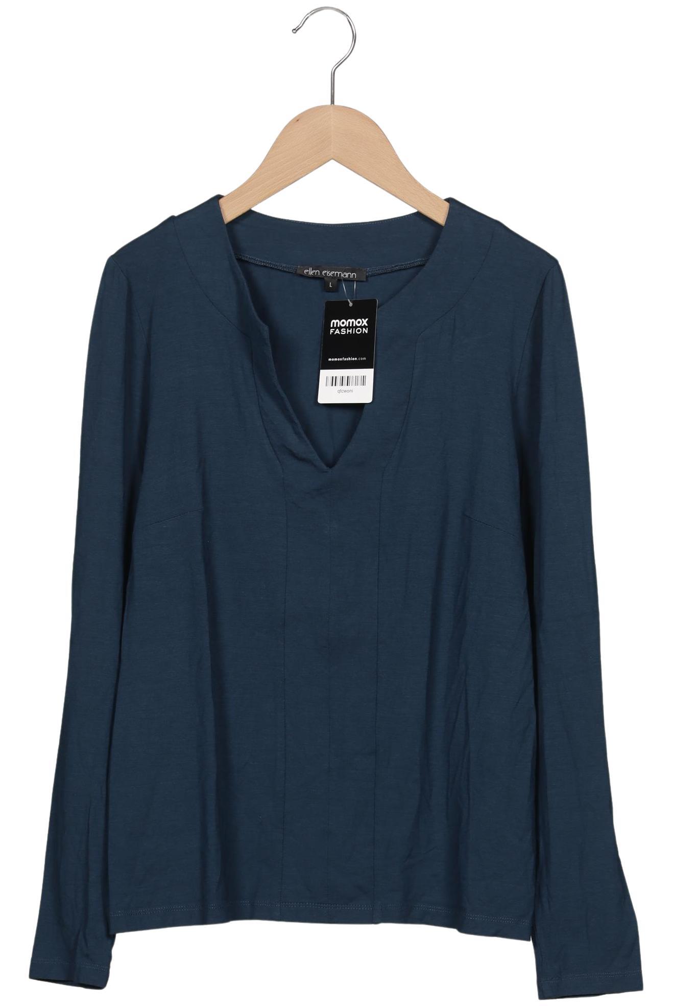

Ellen Eisemann Damen Langarmshirt, marineblau, Gr. 42