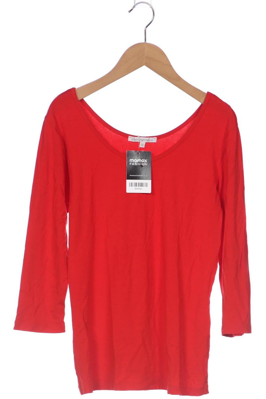 

Ellen Eisemann Damen Langarmshirt, rot, Gr. 42