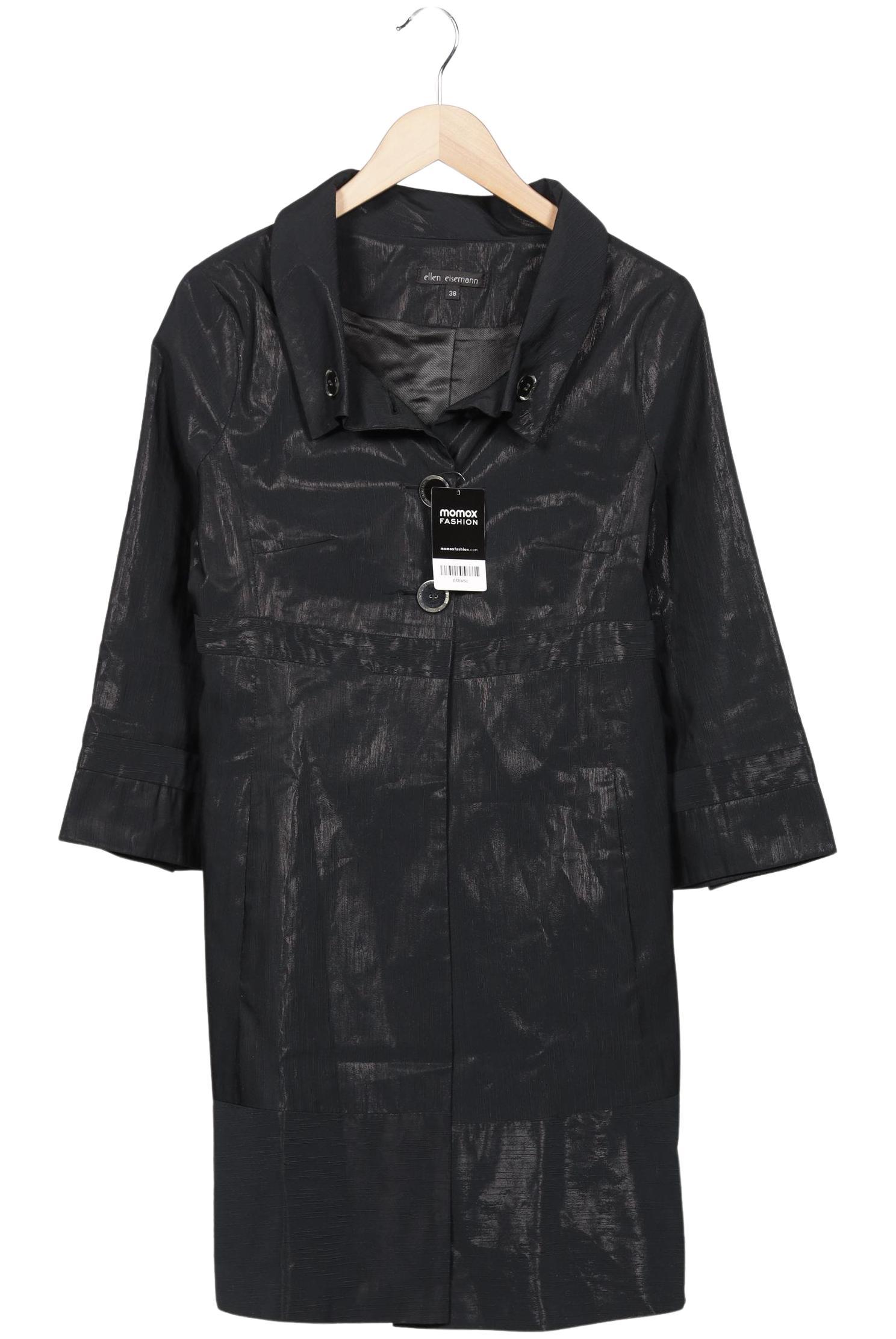 

Ellen Eisemann Damen Mantel, schwarz, Gr. 38