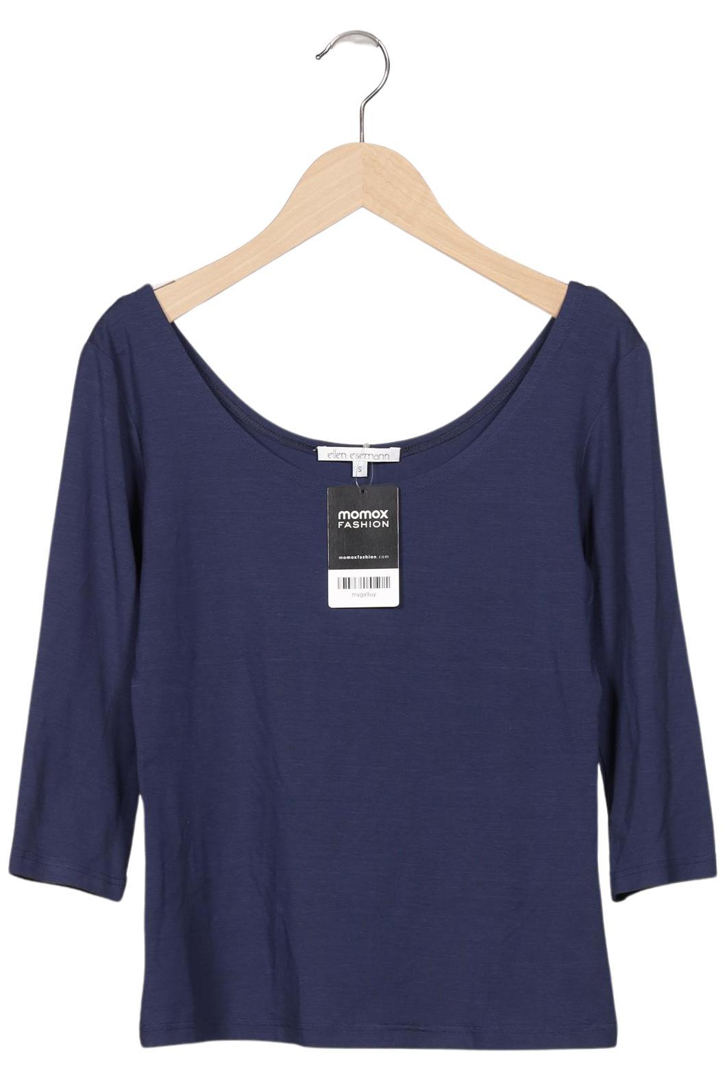 

Ellen Eisemann Damen Langarmshirt, marineblau, Gr. 36