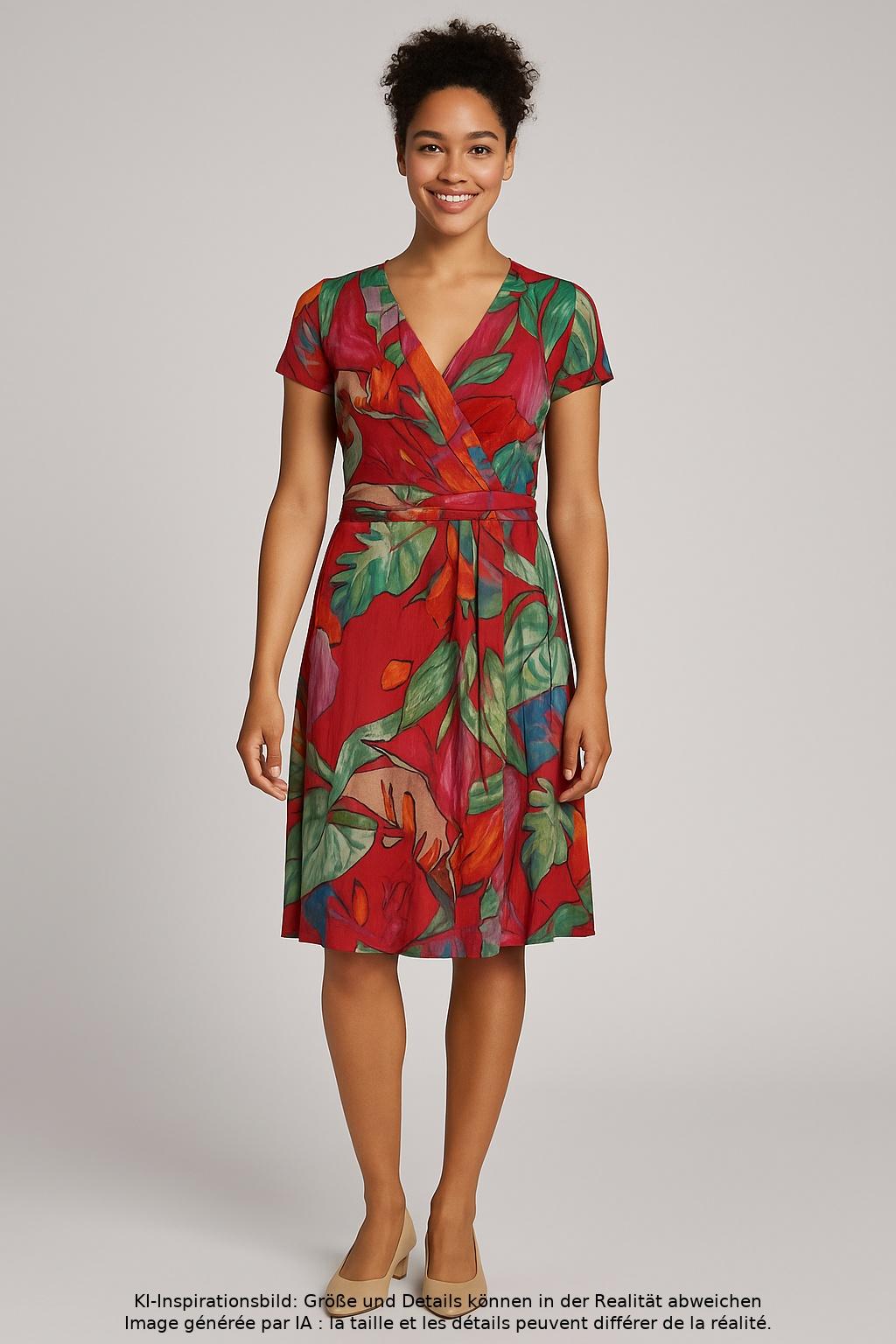 

Ellen Eisemann Damen Kleid, mehrfarbig, Gr. 36