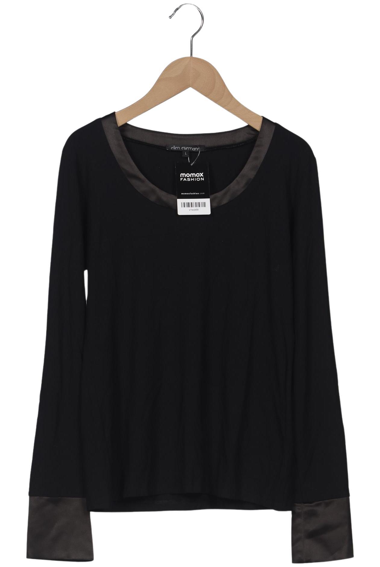 

Ellen Eisemann Damen Langarmshirt, schwarz, Gr. 42