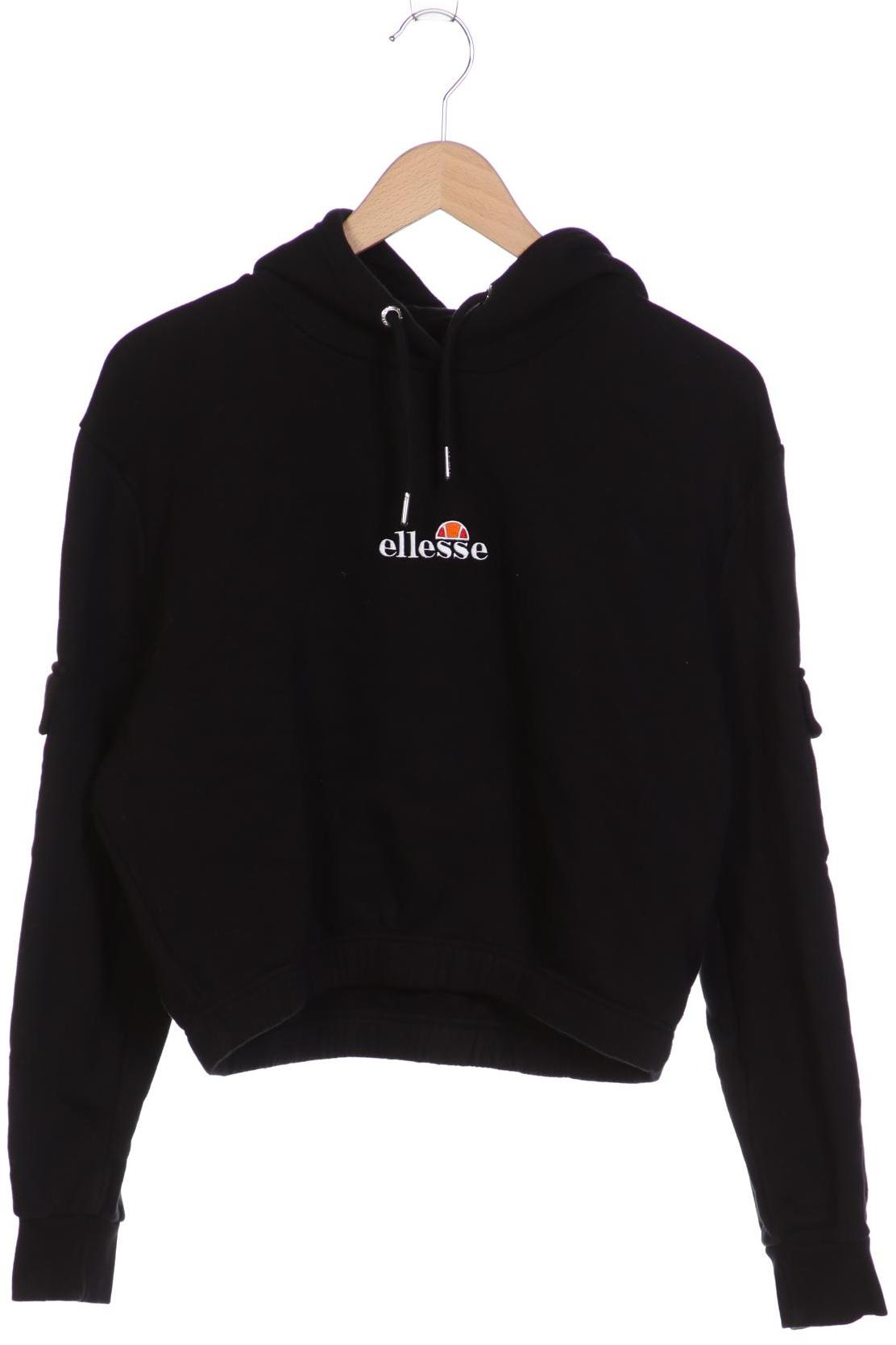 

ellesse Damen Kapuzenpullover, schwarz