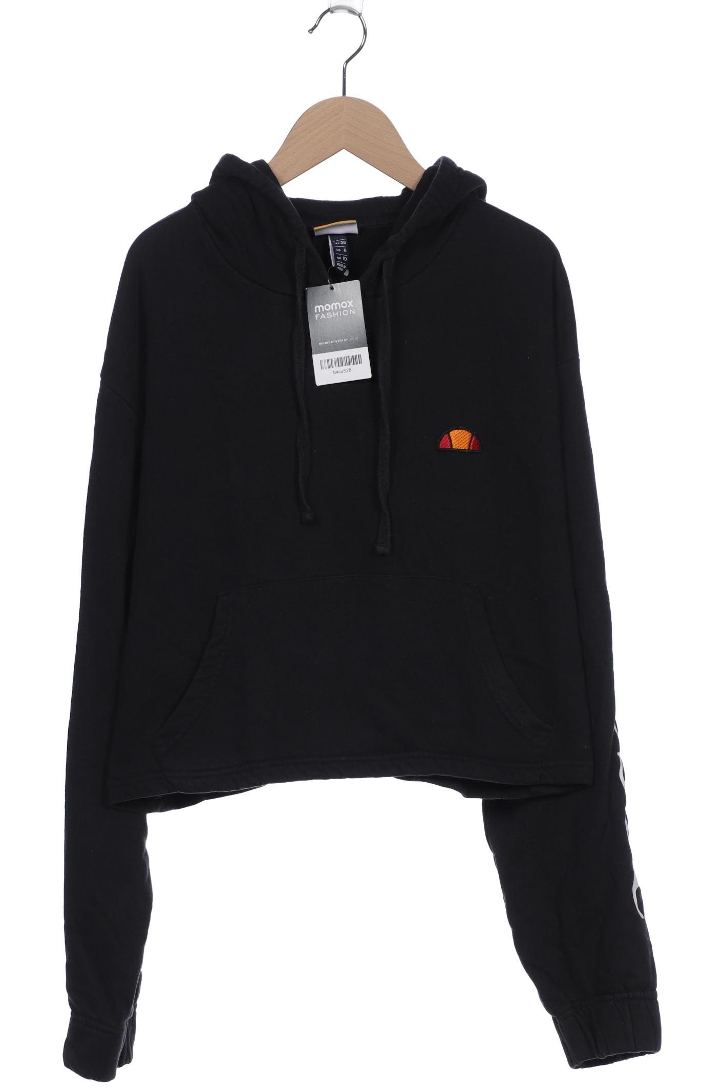 

ellesse Damen Kapuzenpullover, schwarz