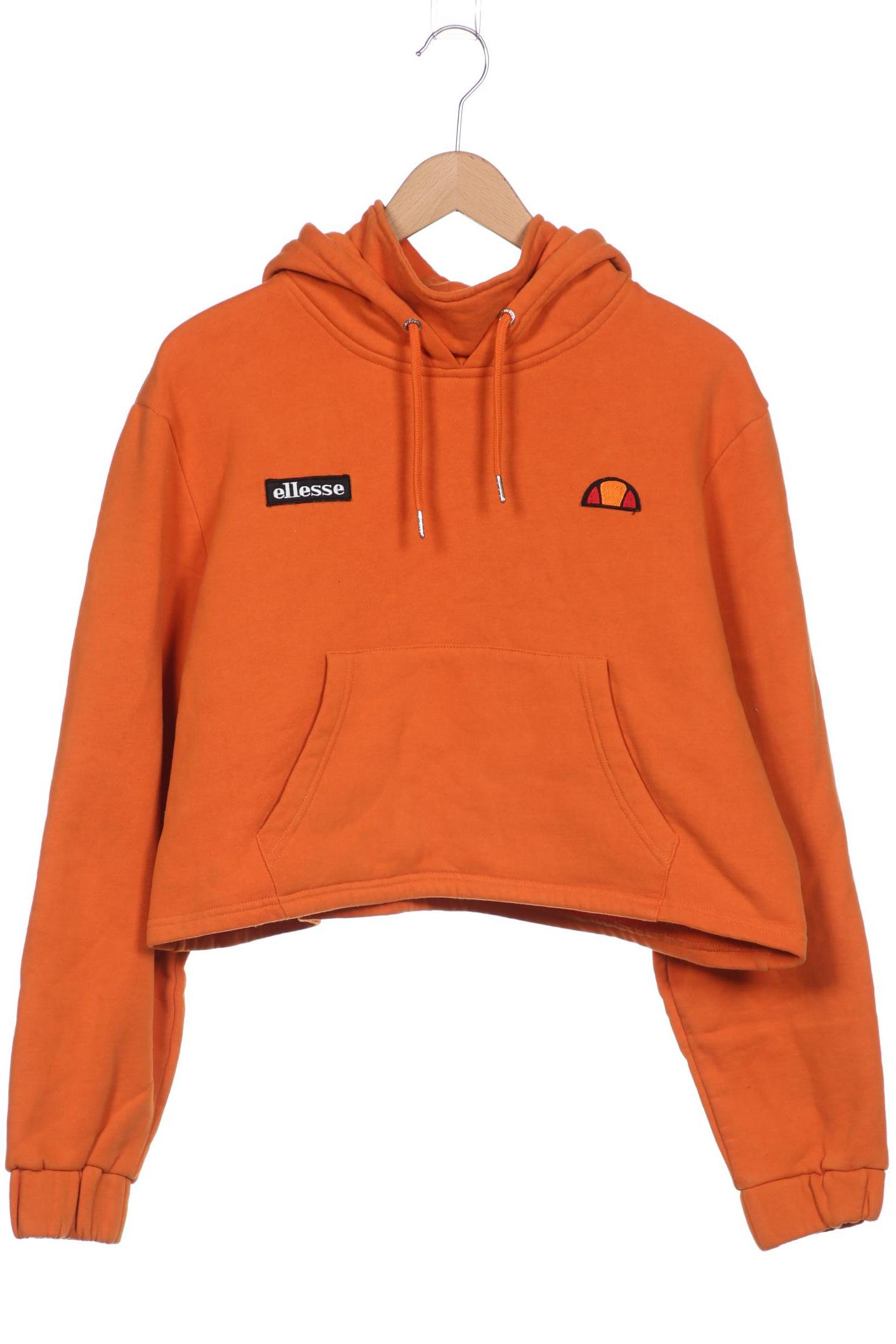 

ellesse Damen Kapuzenpullover, orange, Gr. 10