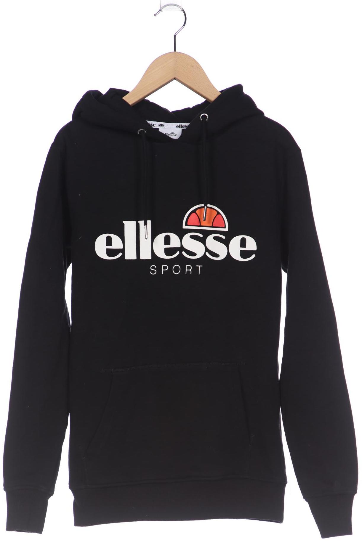 

ellesse Damen Kapuzenpullover, schwarz
