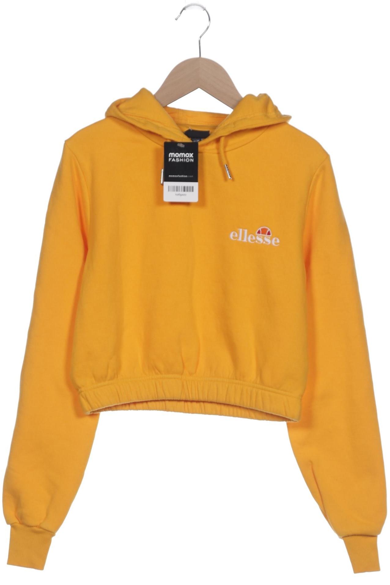 

ellesse Damen Kapuzenpullover, orange, Gr. 34