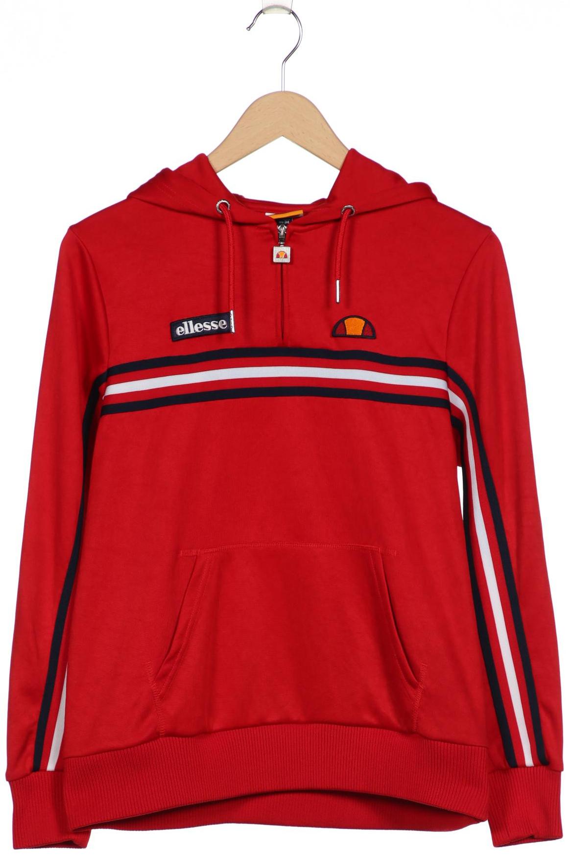 

ellesse Damen Kapuzenpullover, rot, Gr. 34