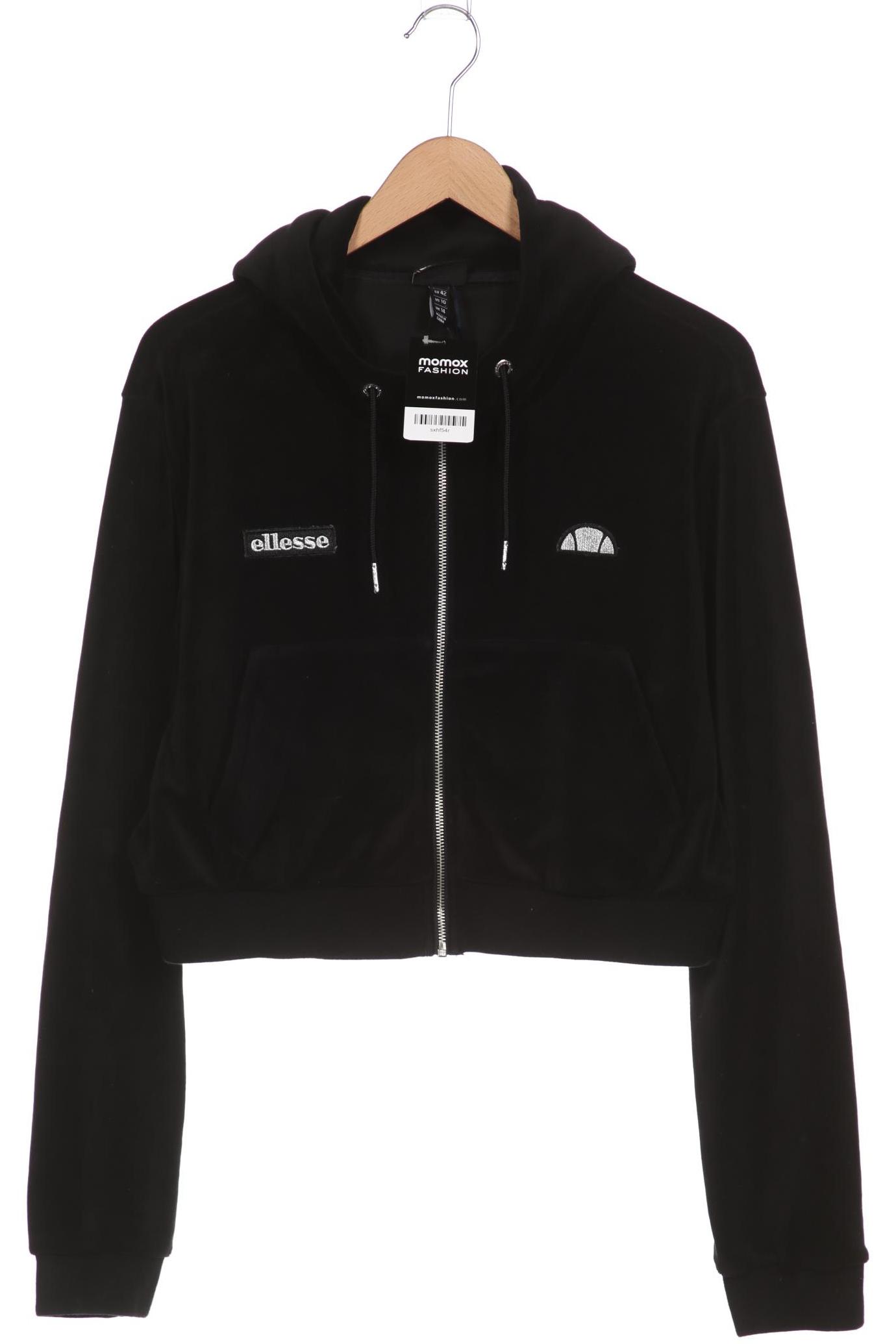 

ellesse Damen Kapuzenpullover, schwarz