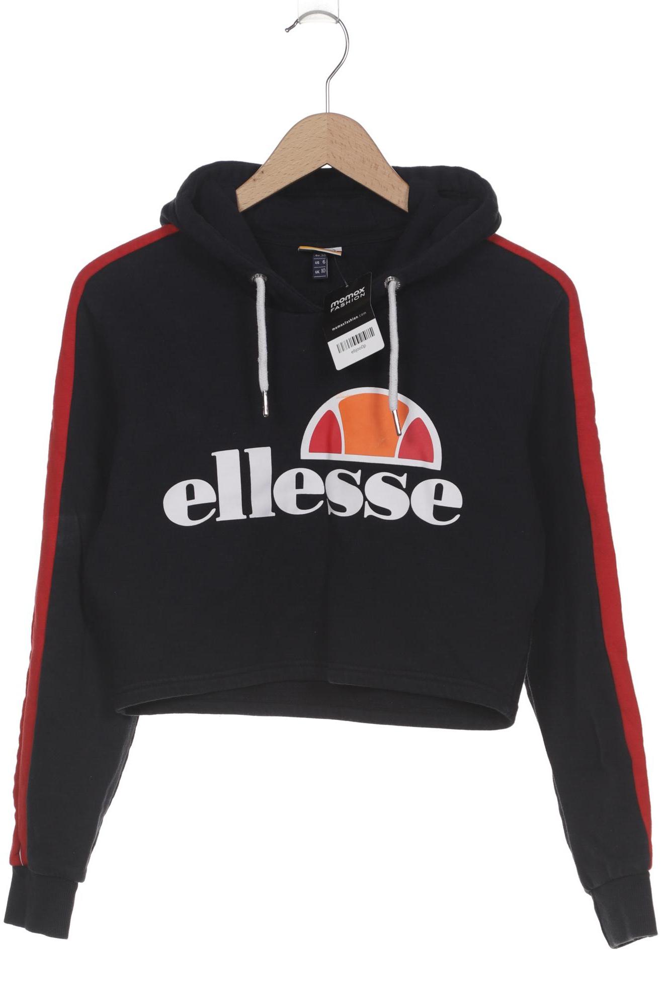 

ellesse Damen Kapuzenpullover, schwarz, Gr. 38