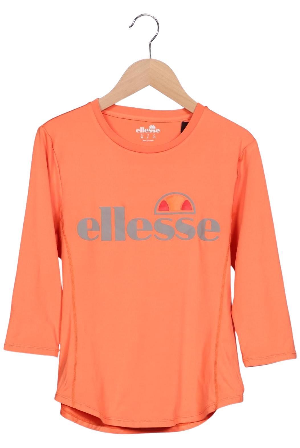 

ellesse Damen Langarmshirt, orange, Gr. 38