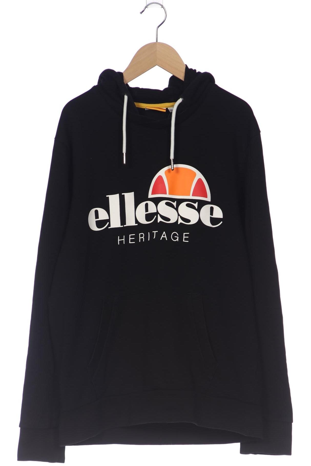 

ellesse Herren Kapuzenpullover, schwarz, Gr. 48