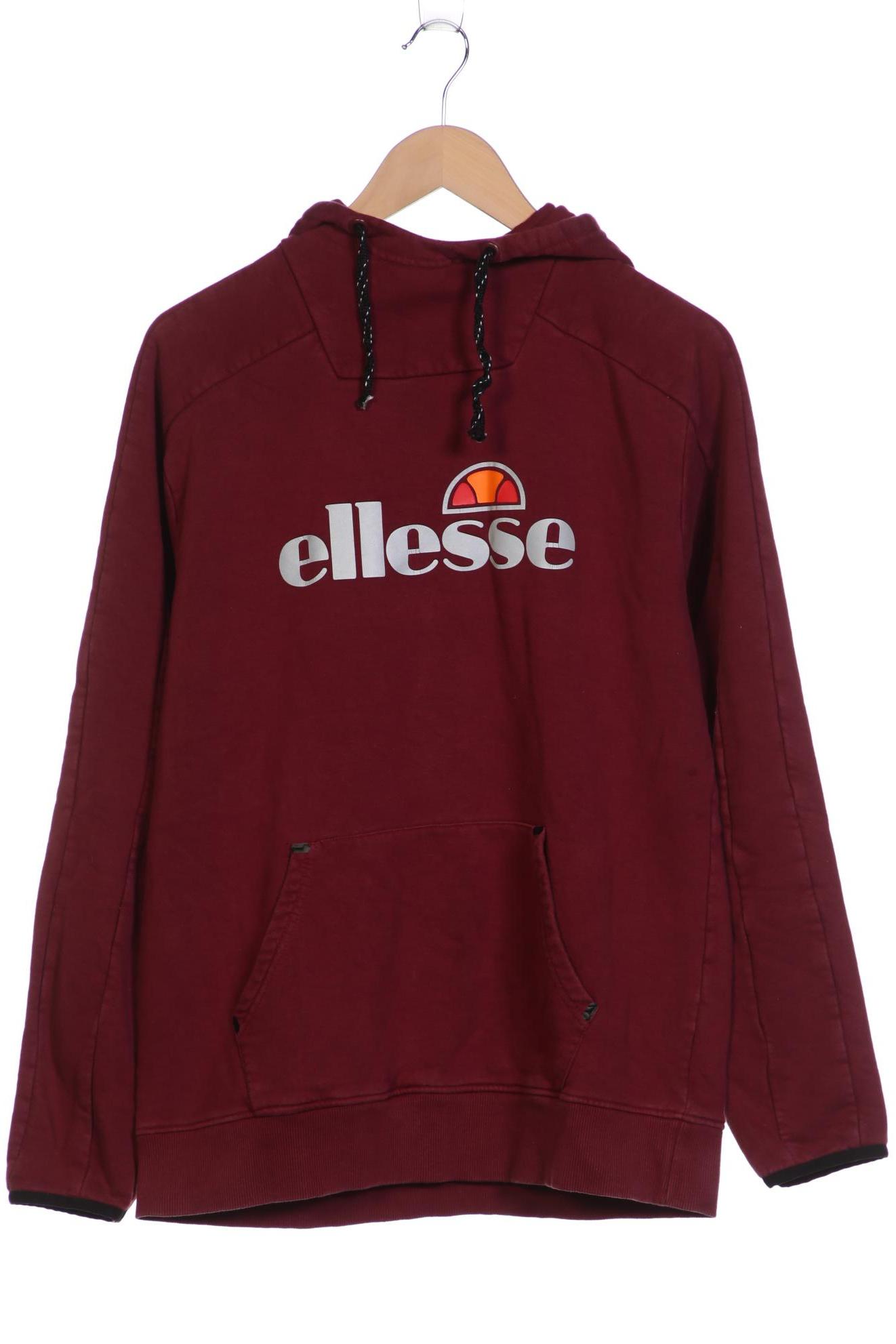 

ellesse Herren Kapuzenpullover, bordeaux, Gr. 48