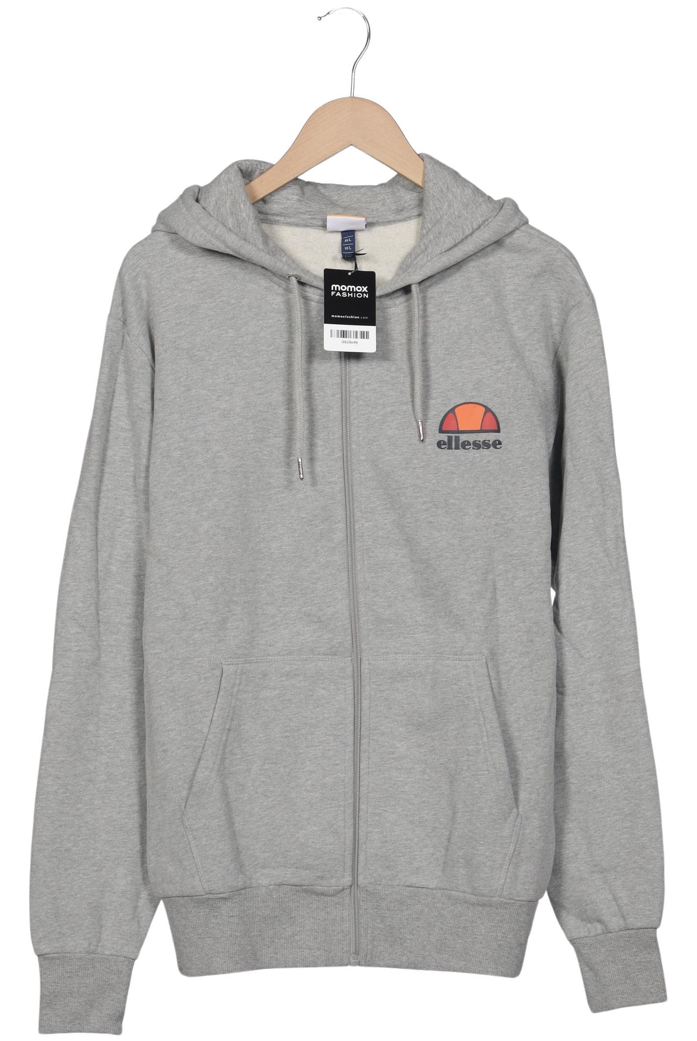 

ellesse Herren Kapuzenpullover, grau, Gr. 52