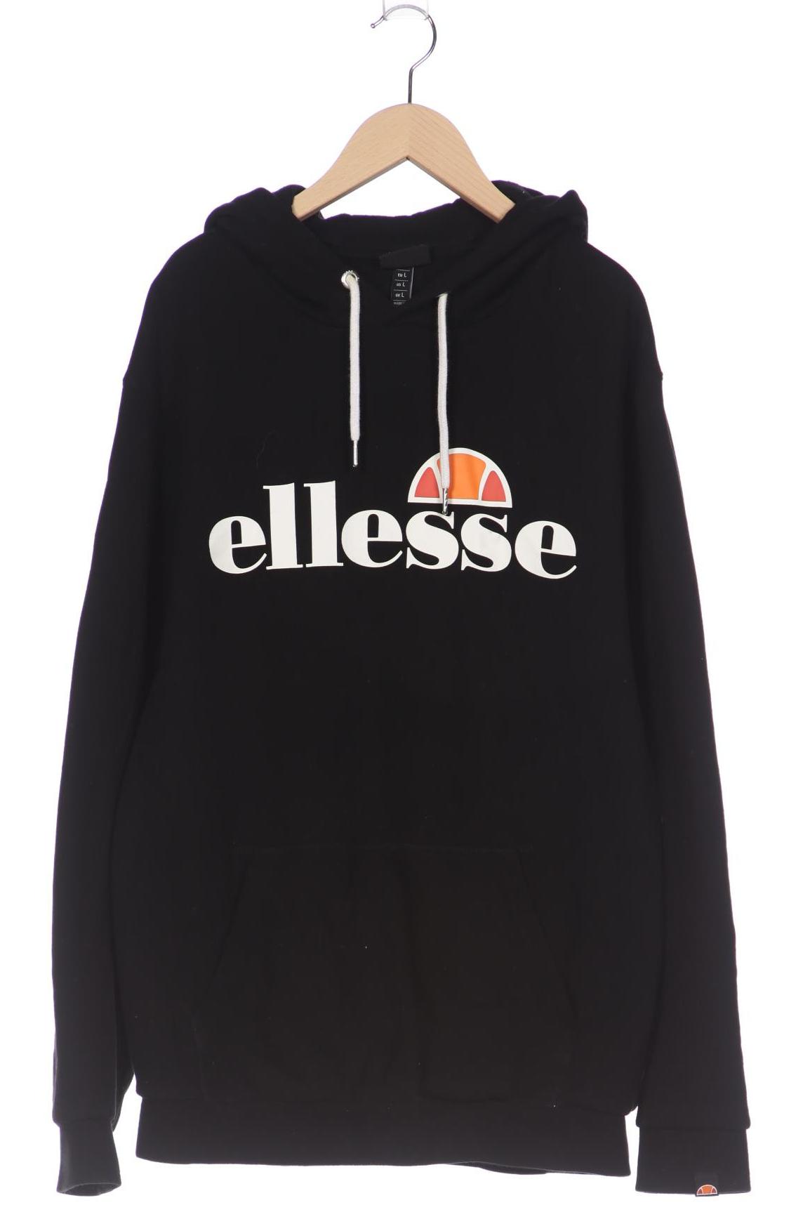 

ellesse Herren Kapuzenpullover, schwarz