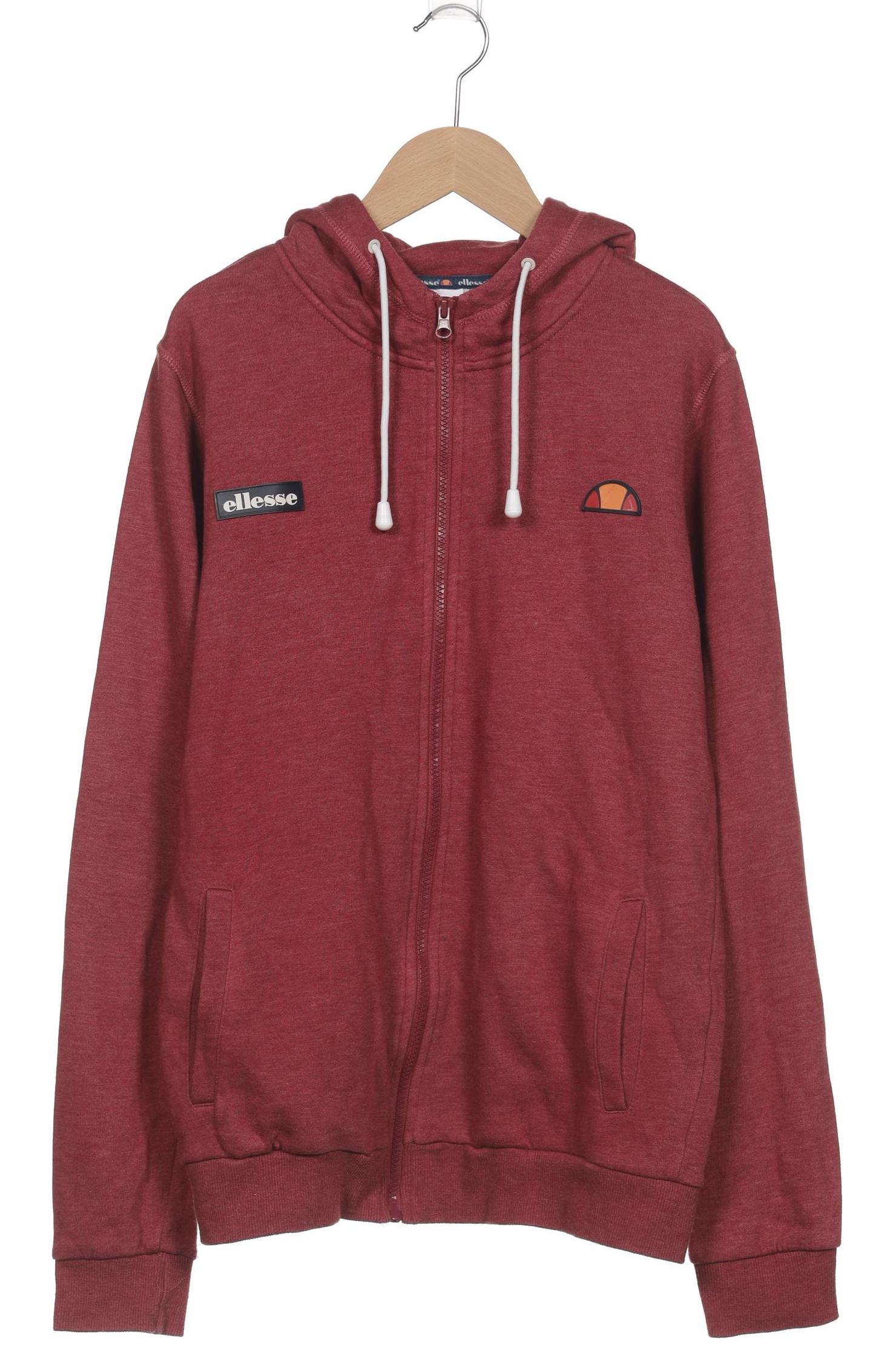 

ellesse Herren Kapuzenpullover, bordeaux, Gr. 46