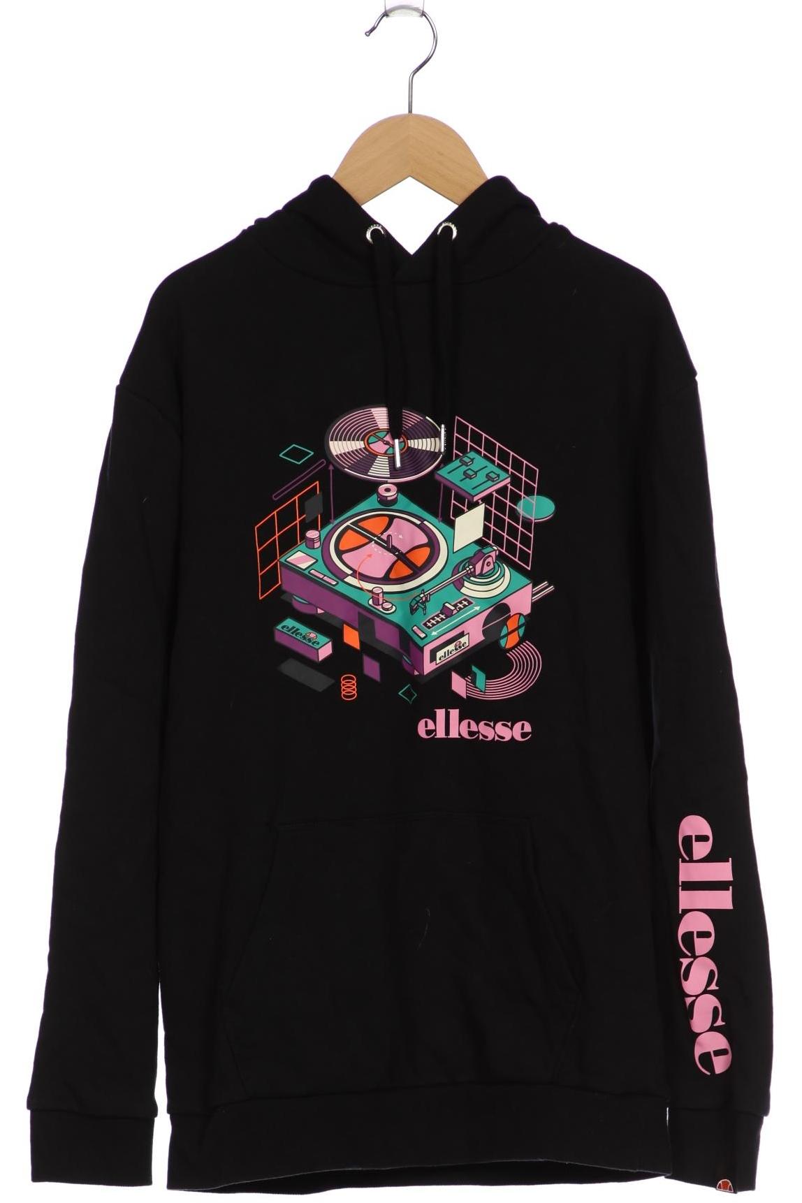 

ellesse Herren Kapuzenpullover, schwarz, Gr. 46