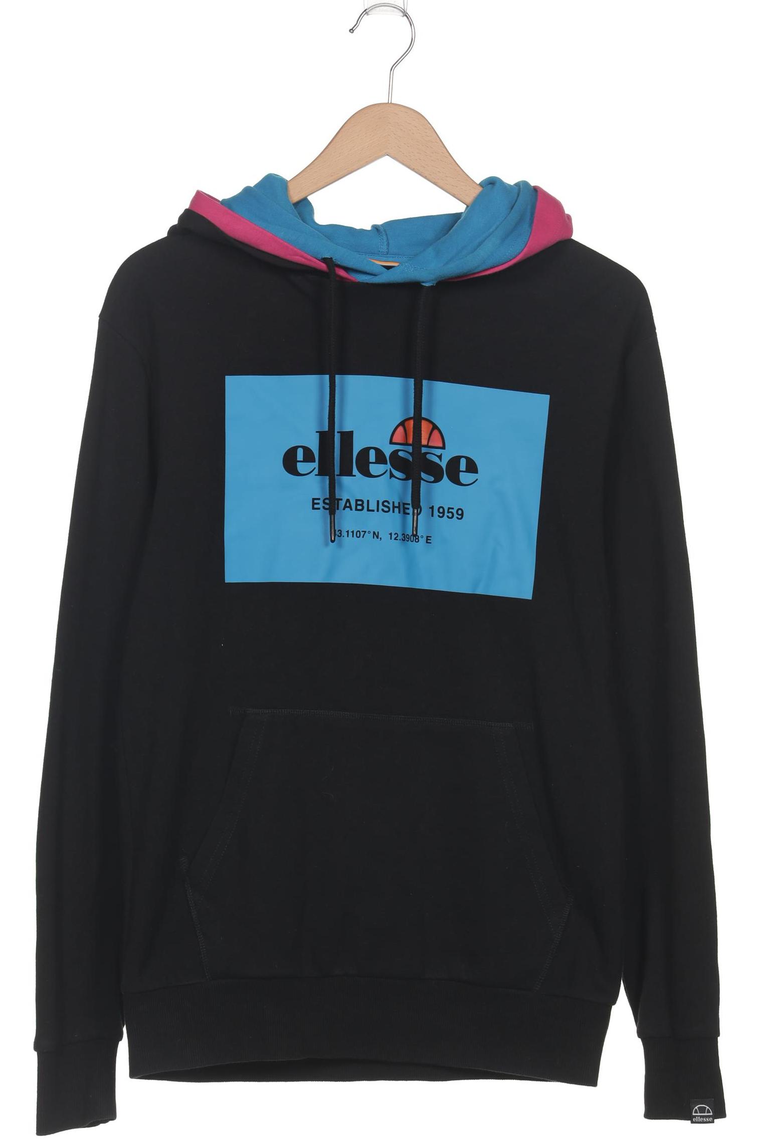 

ellesse Herren Kapuzenpullover, schwarz, Gr. 48