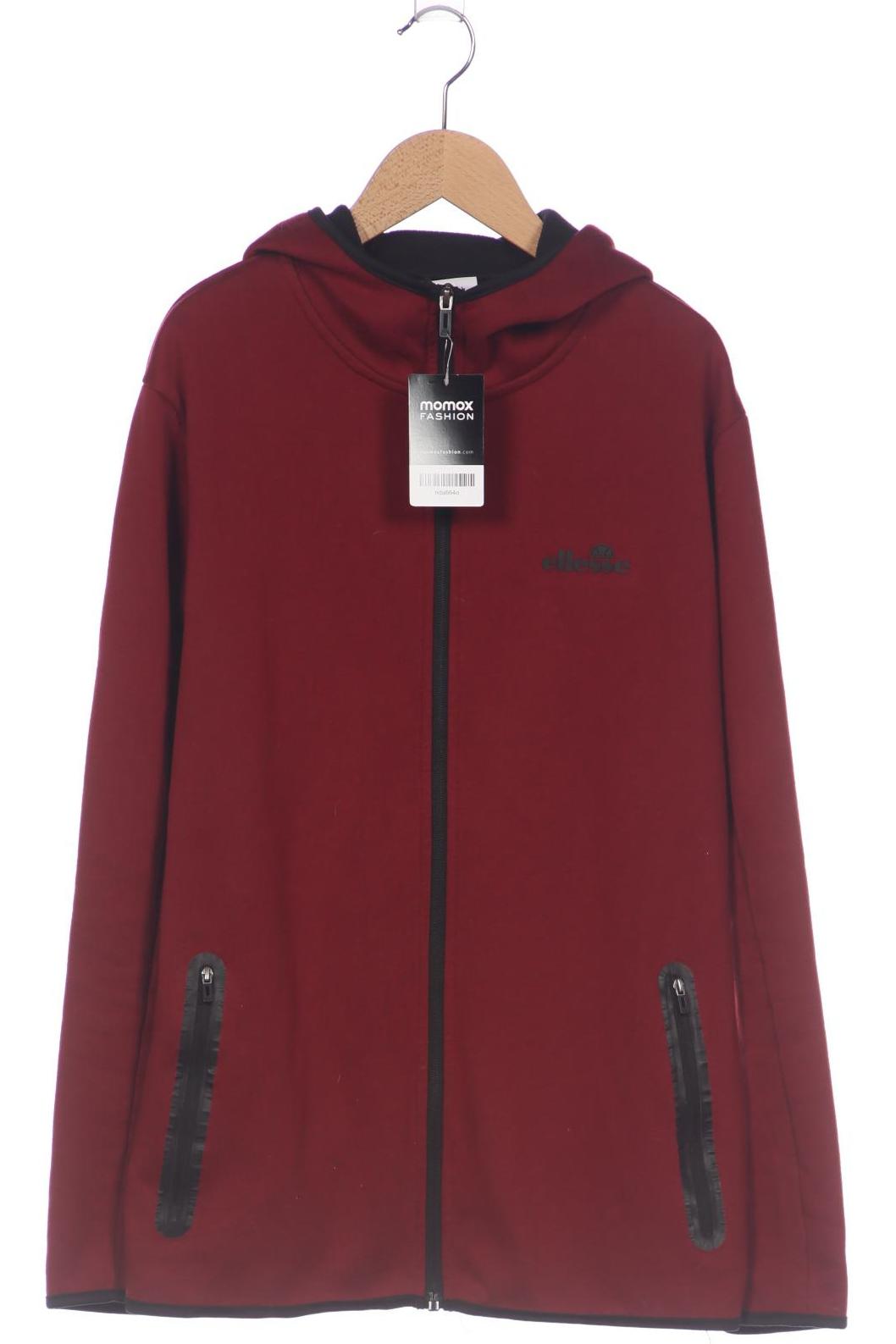 

ellesse Herren Kapuzenpullover, bordeaux, Gr. 46