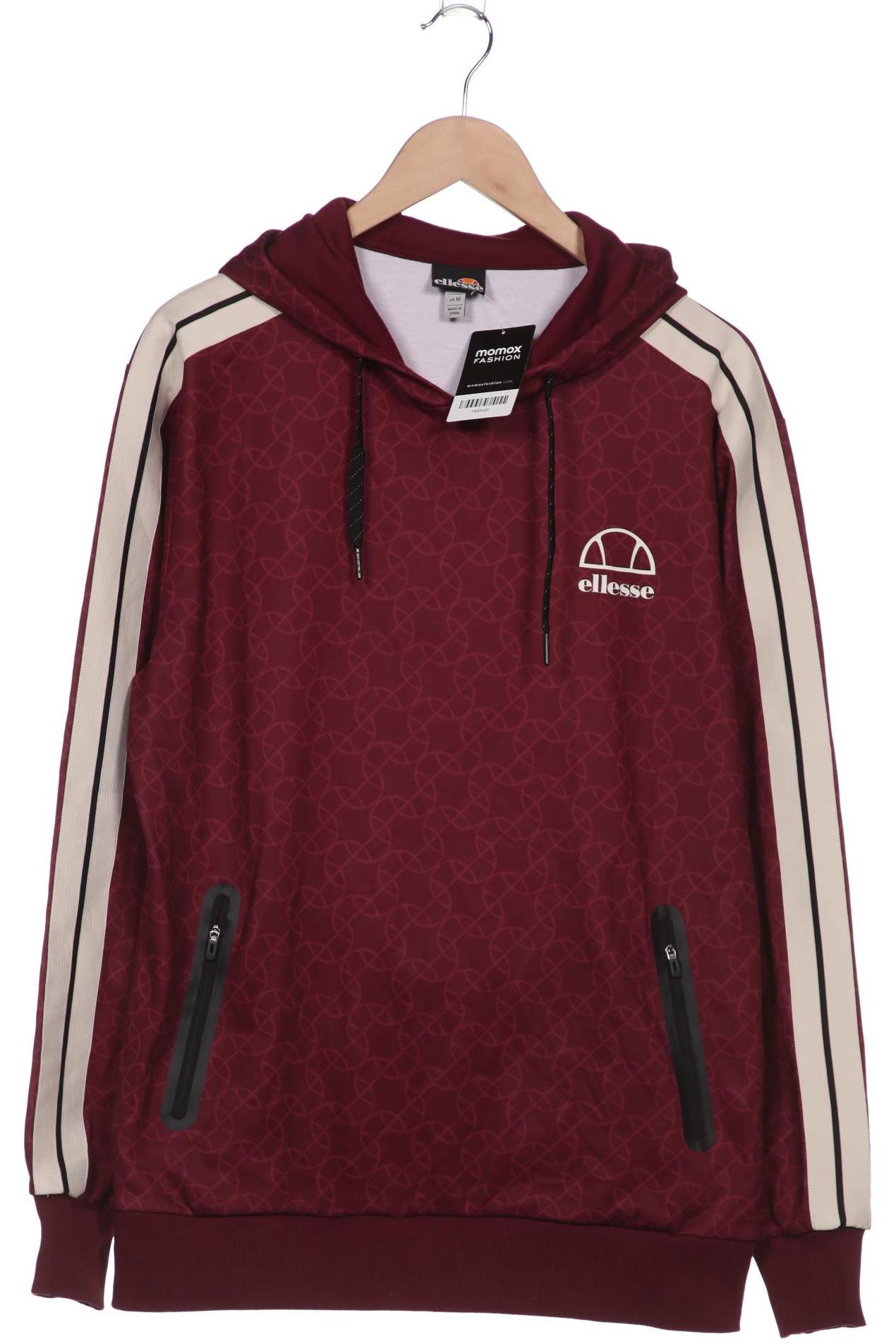 

ellesse Herren Kapuzenpullover, bordeaux, Gr. 48