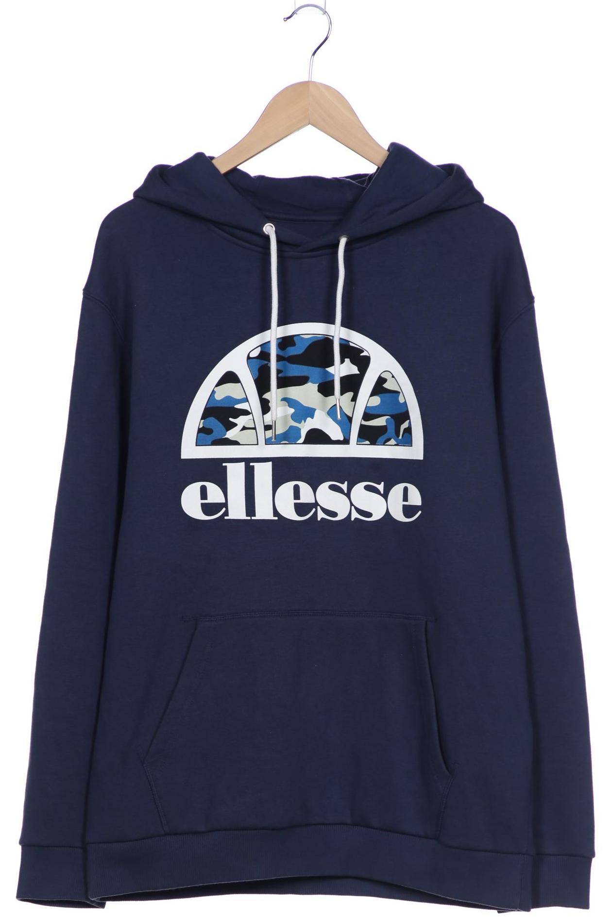 

ellesse Herren Kapuzenpullover, marineblau, Gr. 52