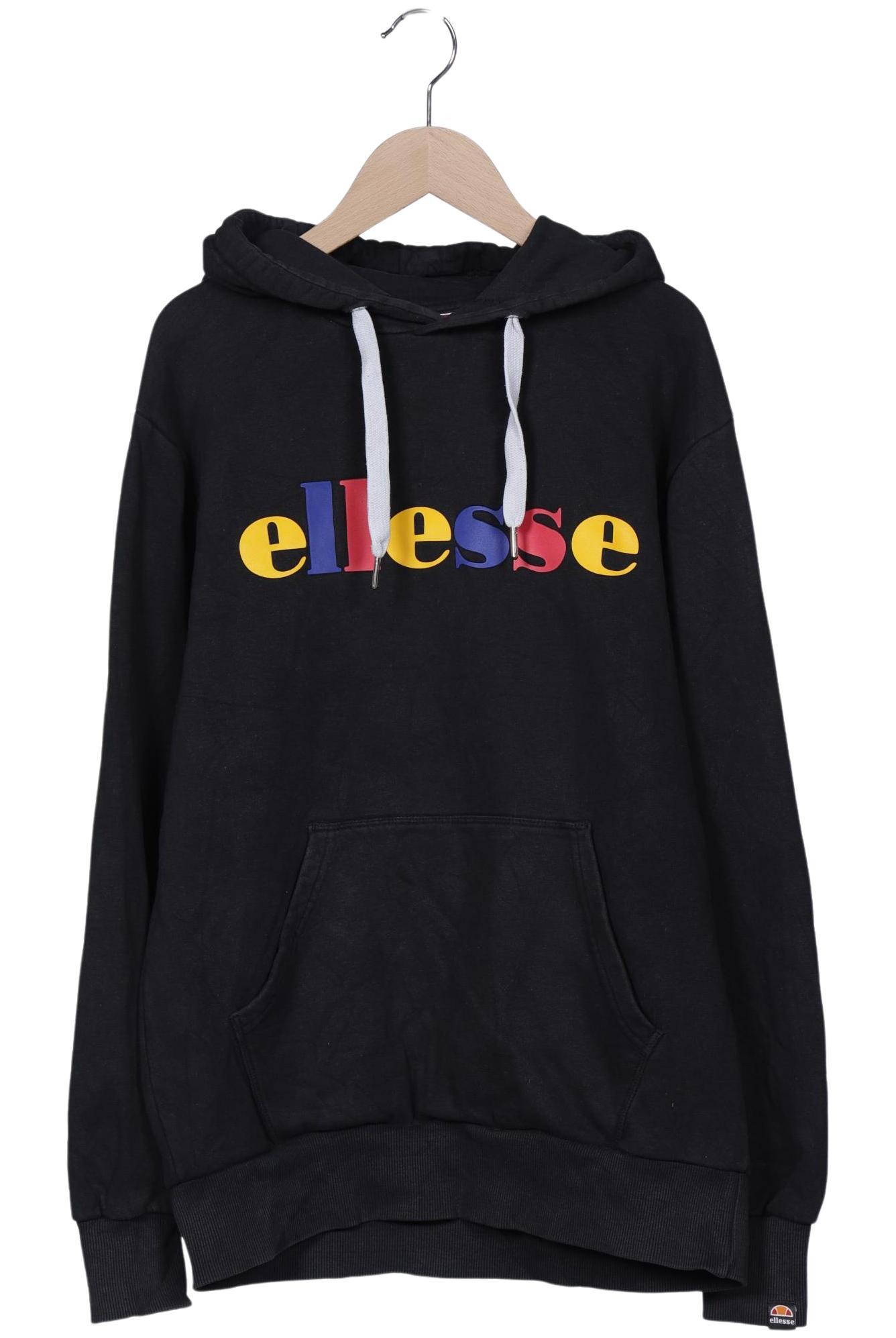 

ellesse Herren Kapuzenpullover, schwarz, Gr. 48