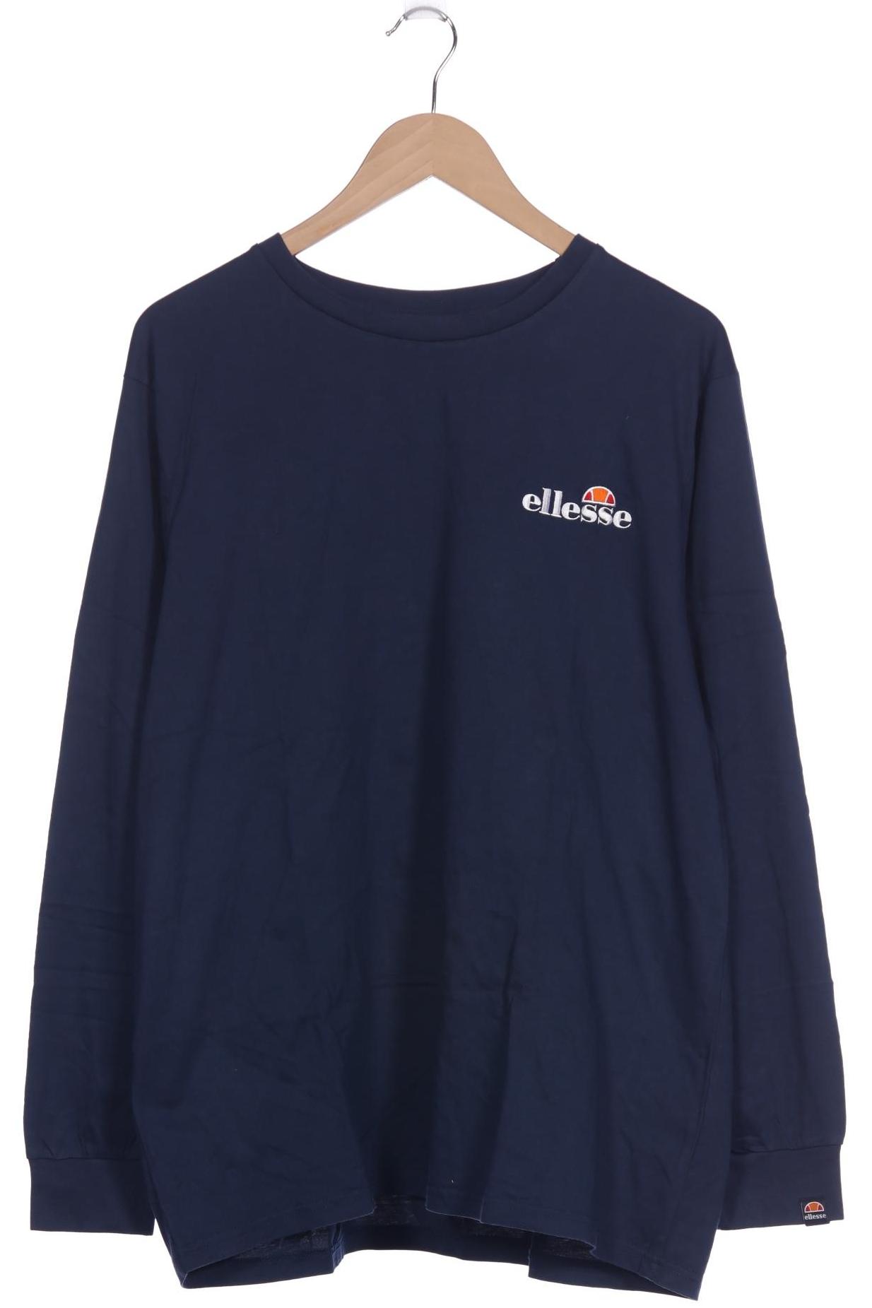 

ellesse Herren Langarmshirt, marineblau, Gr. 54