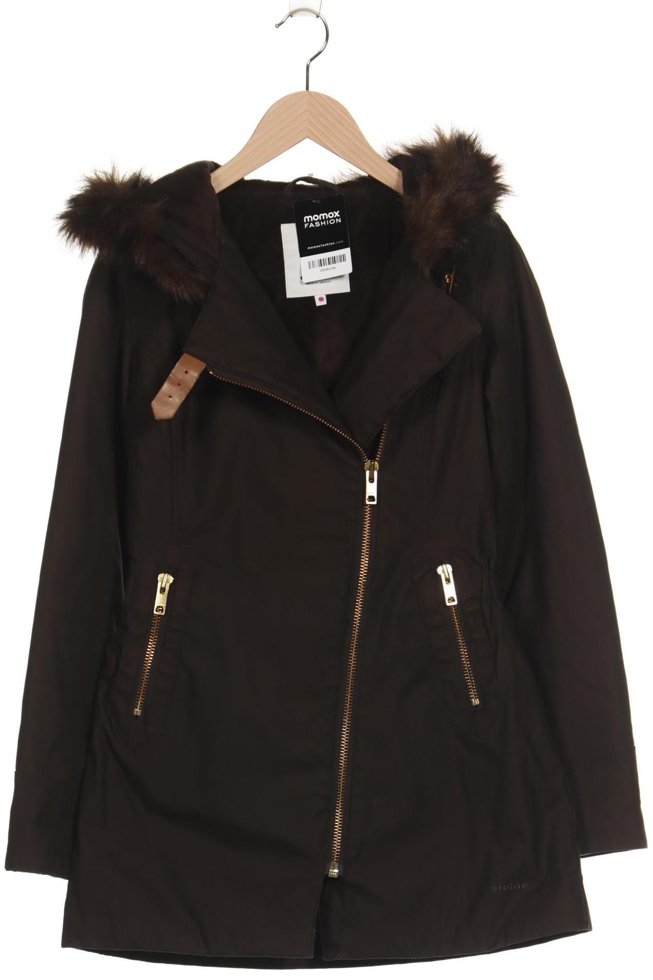 

elvine Damen Mantel, braun, Gr. 34