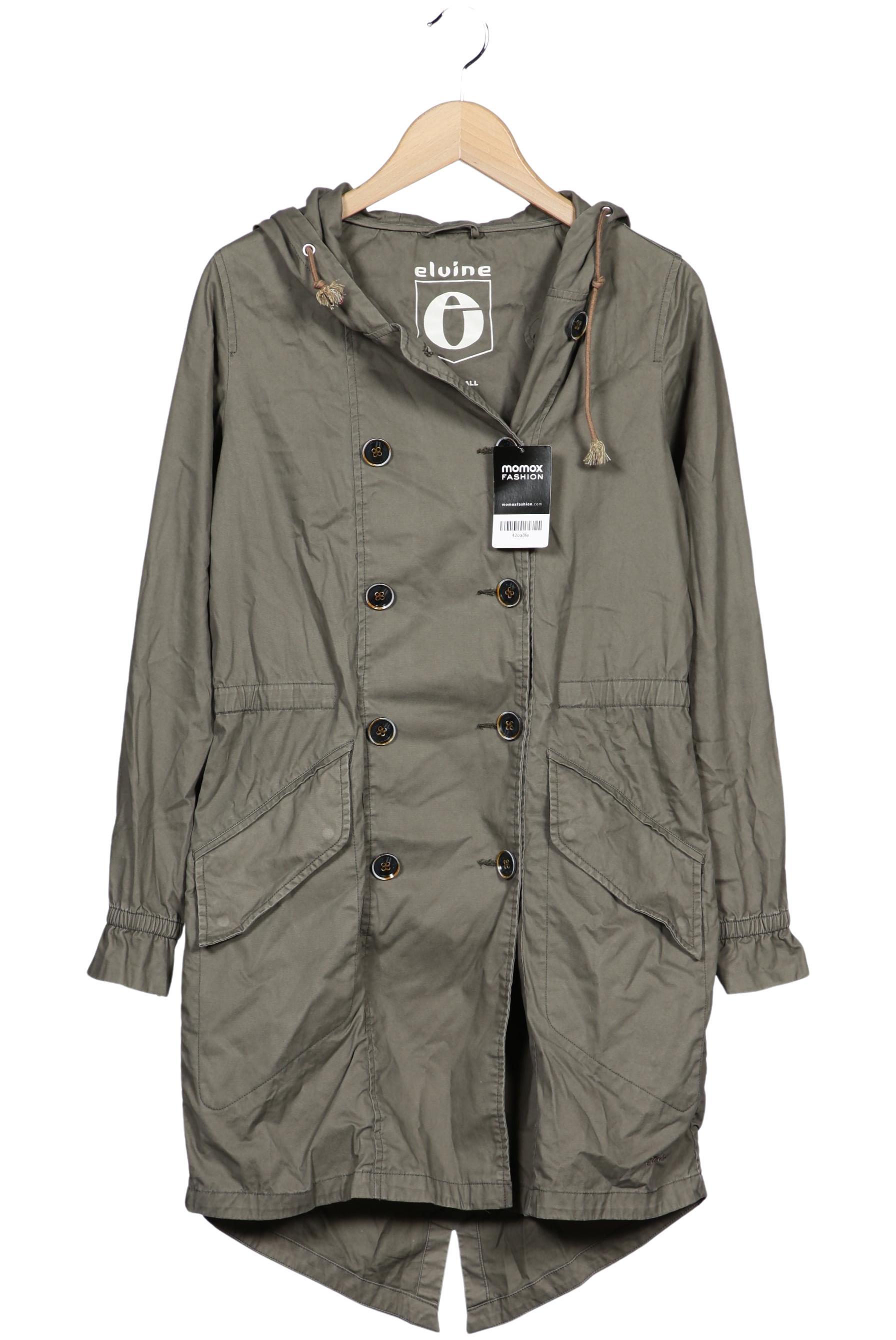 

elvine Damen Mantel, grün, Gr. 36