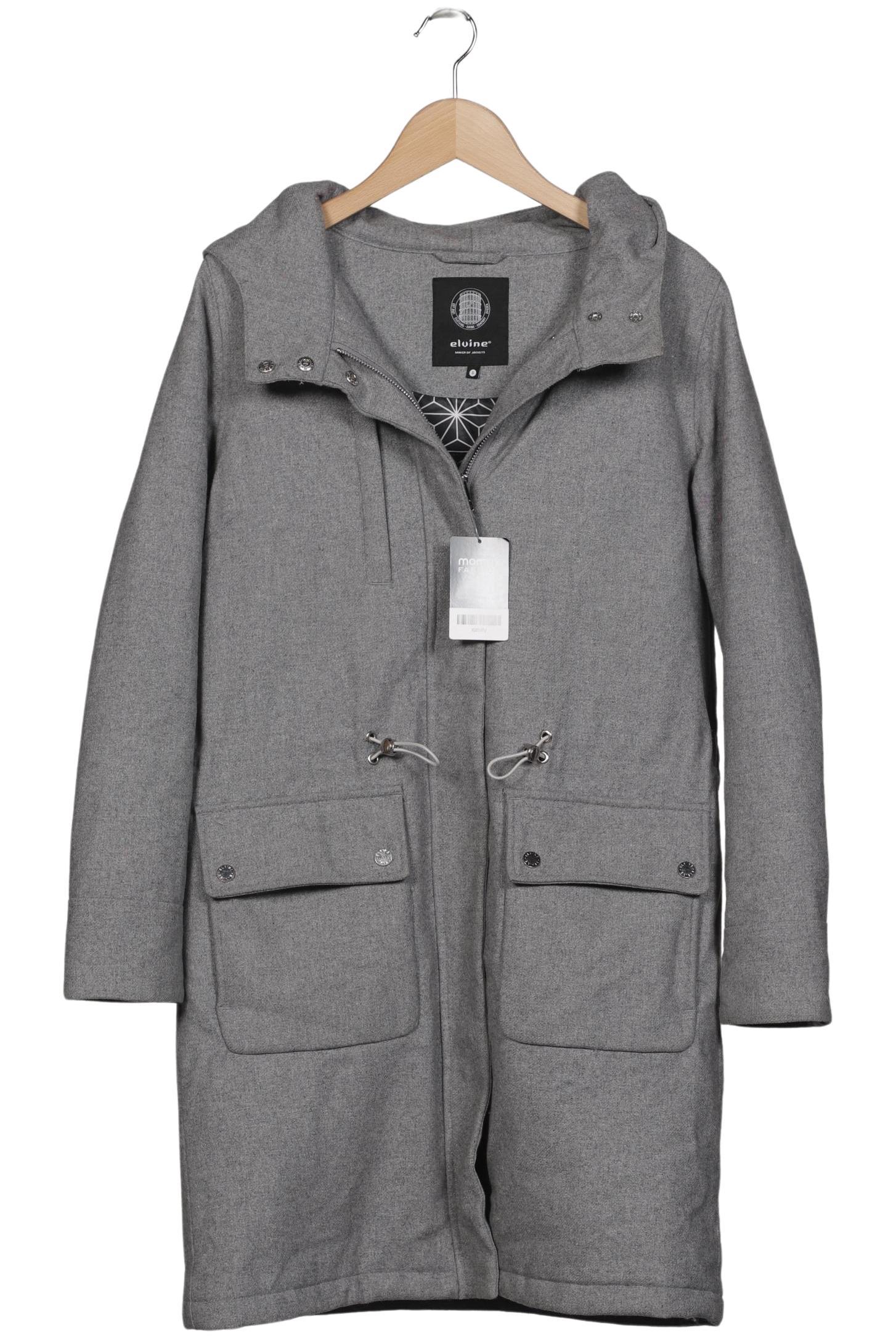 

elvine Damen Mantel, grau, Gr. 36