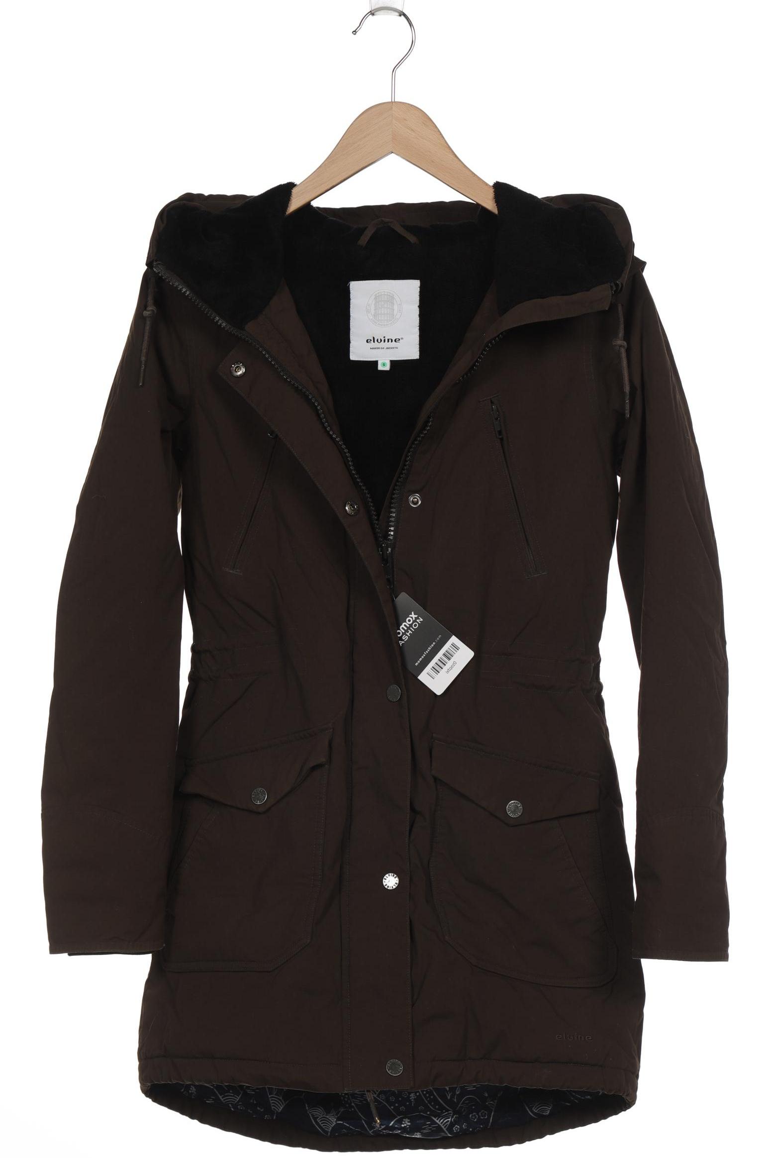 

elvine Damen Mantel, grün, Gr. 36