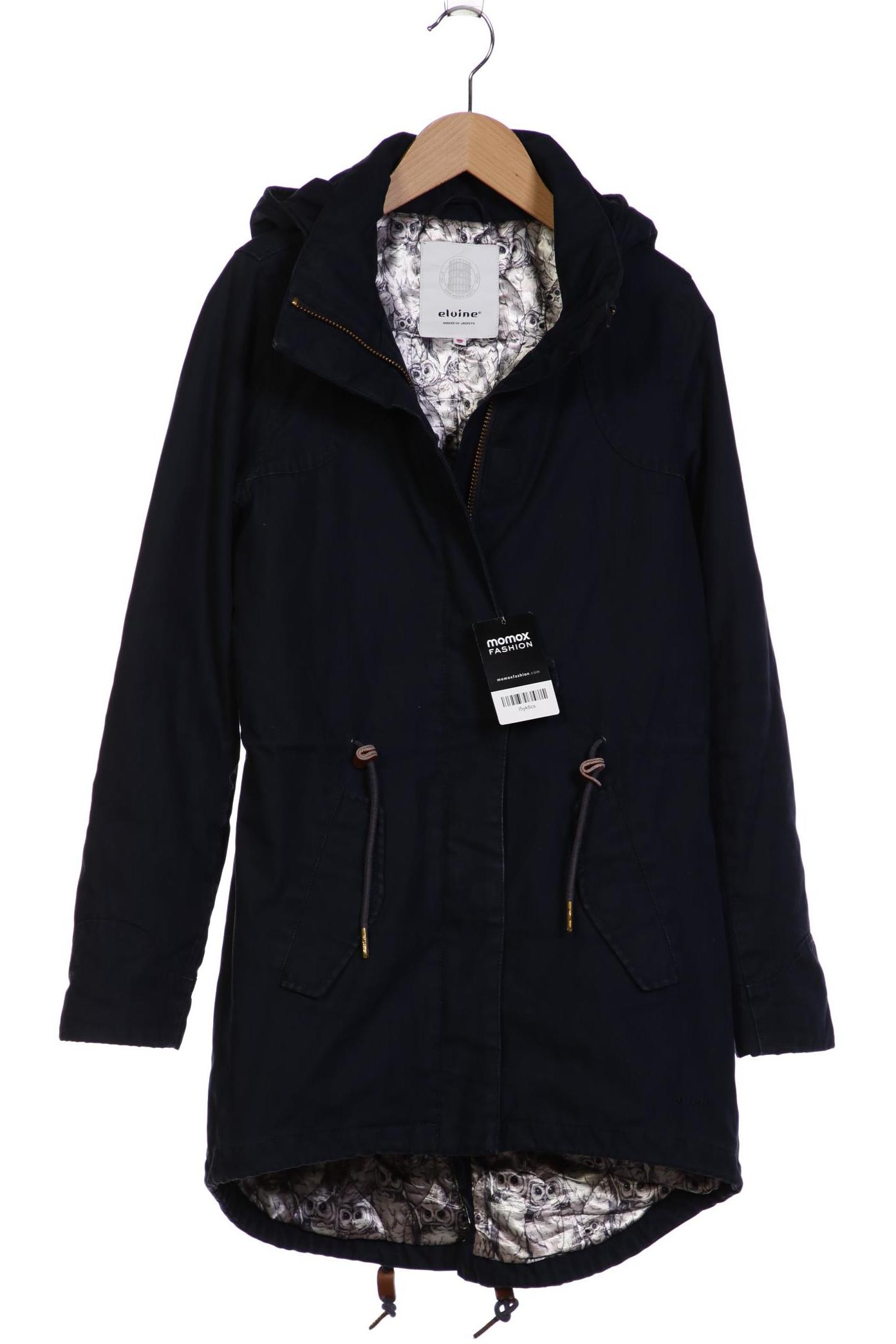 

elvine Damen Mantel, marineblau, Gr. 34