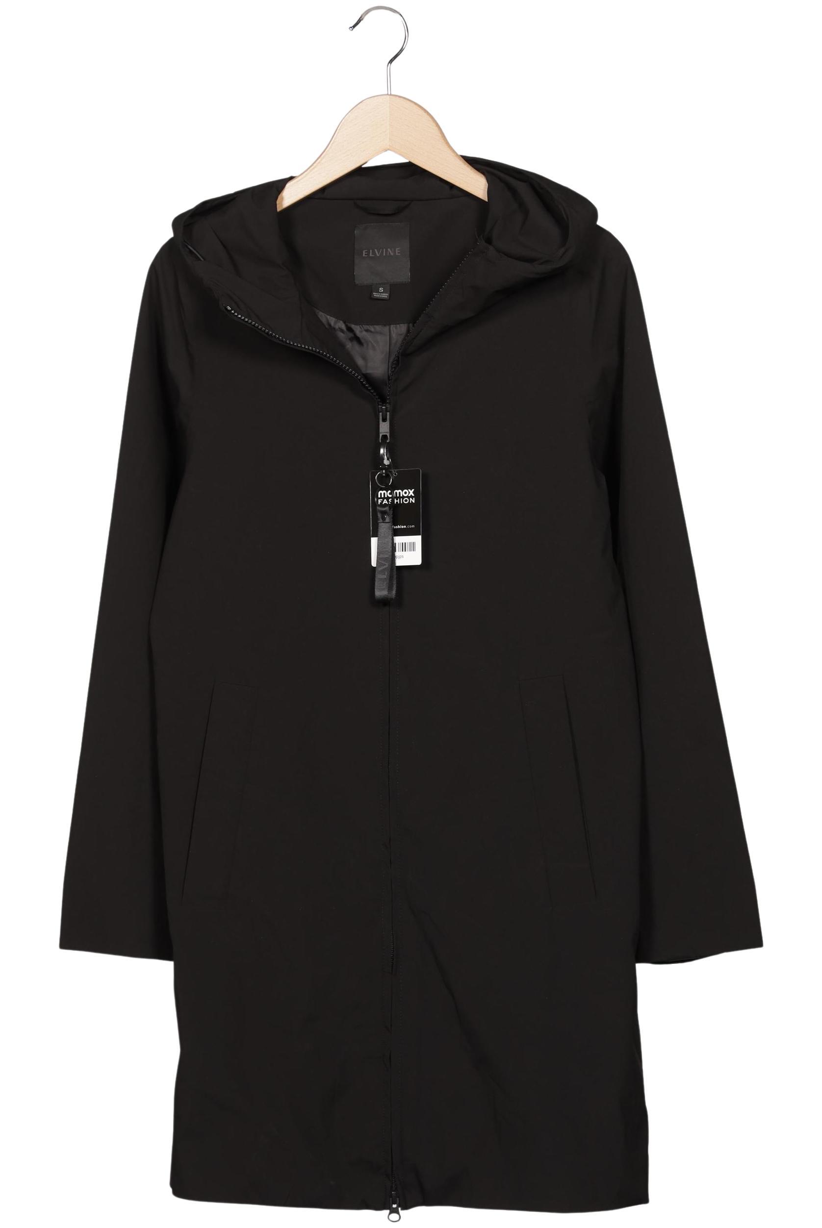

elvine Damen Mantel, schwarz, Gr. 36