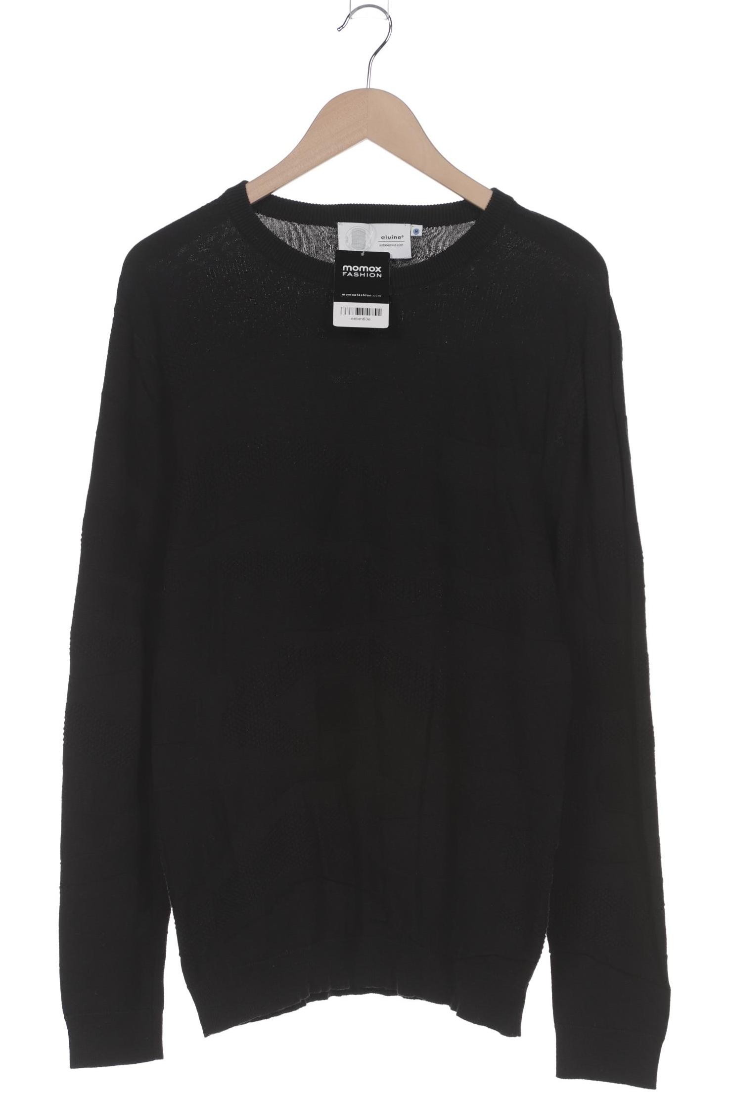 

elvine Herren Pullover, schwarz, Gr. 48