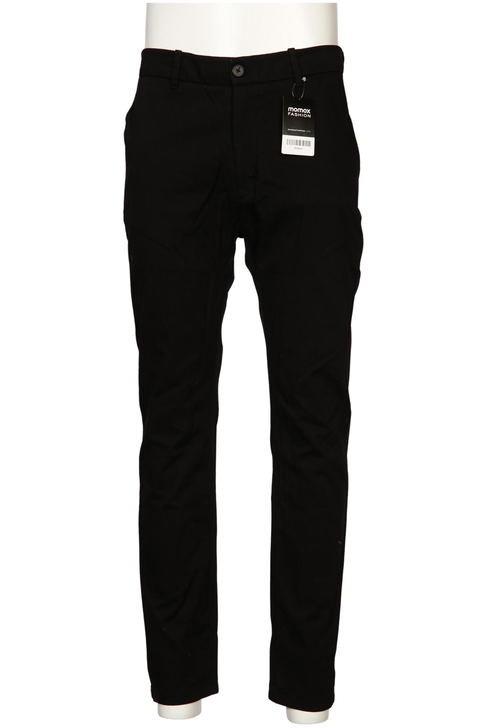 Thumbnail - elvine Herren Stoffhose, schwarz, Gr. 32