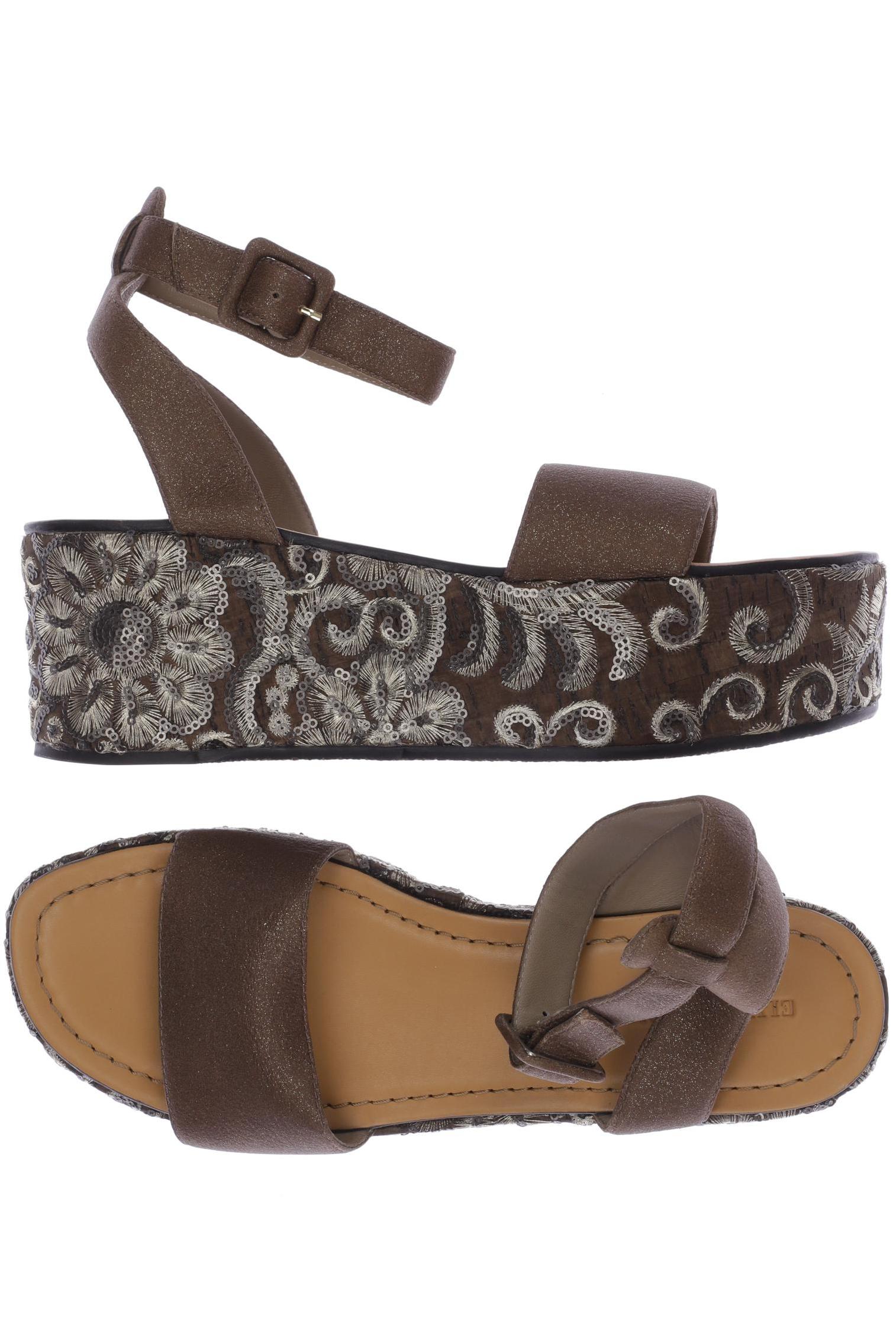 

Elvio Zanon Damen Sandale, braun, Gr. 40