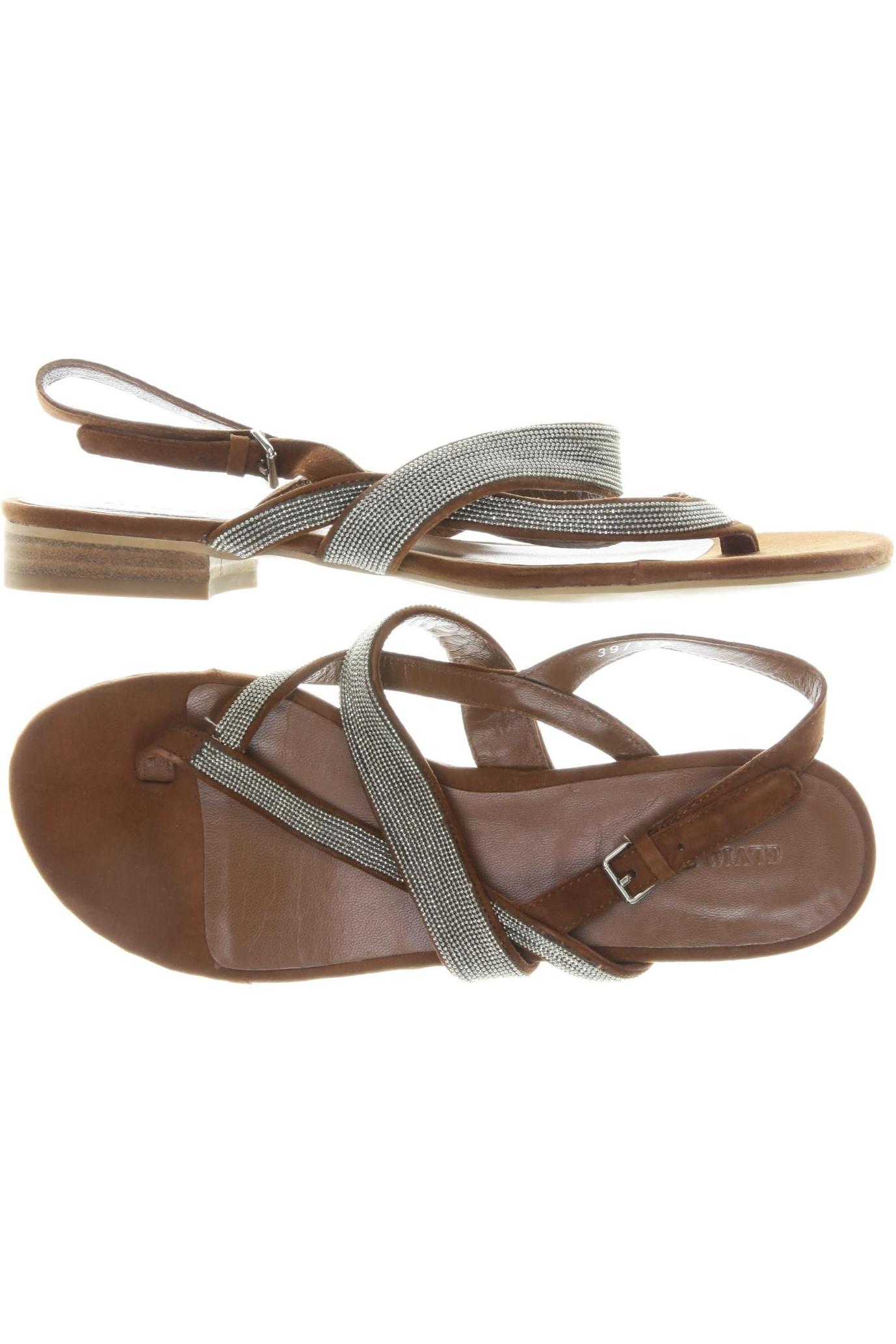 

Elvio Zanon Damen Sandale, braun, Gr. 39