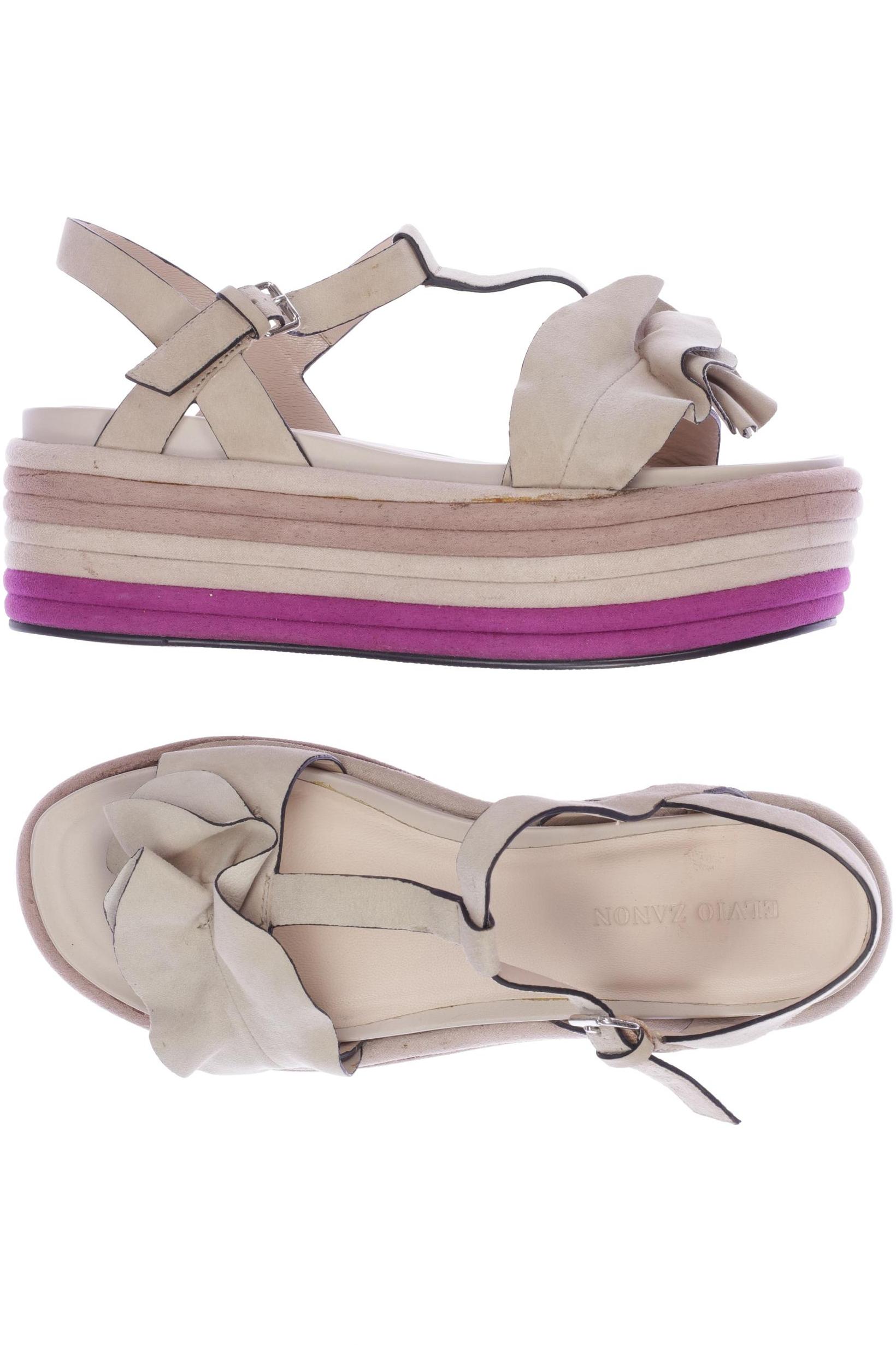 

Elvio Zanon Damen Sandale, hellgrün, Gr. 38