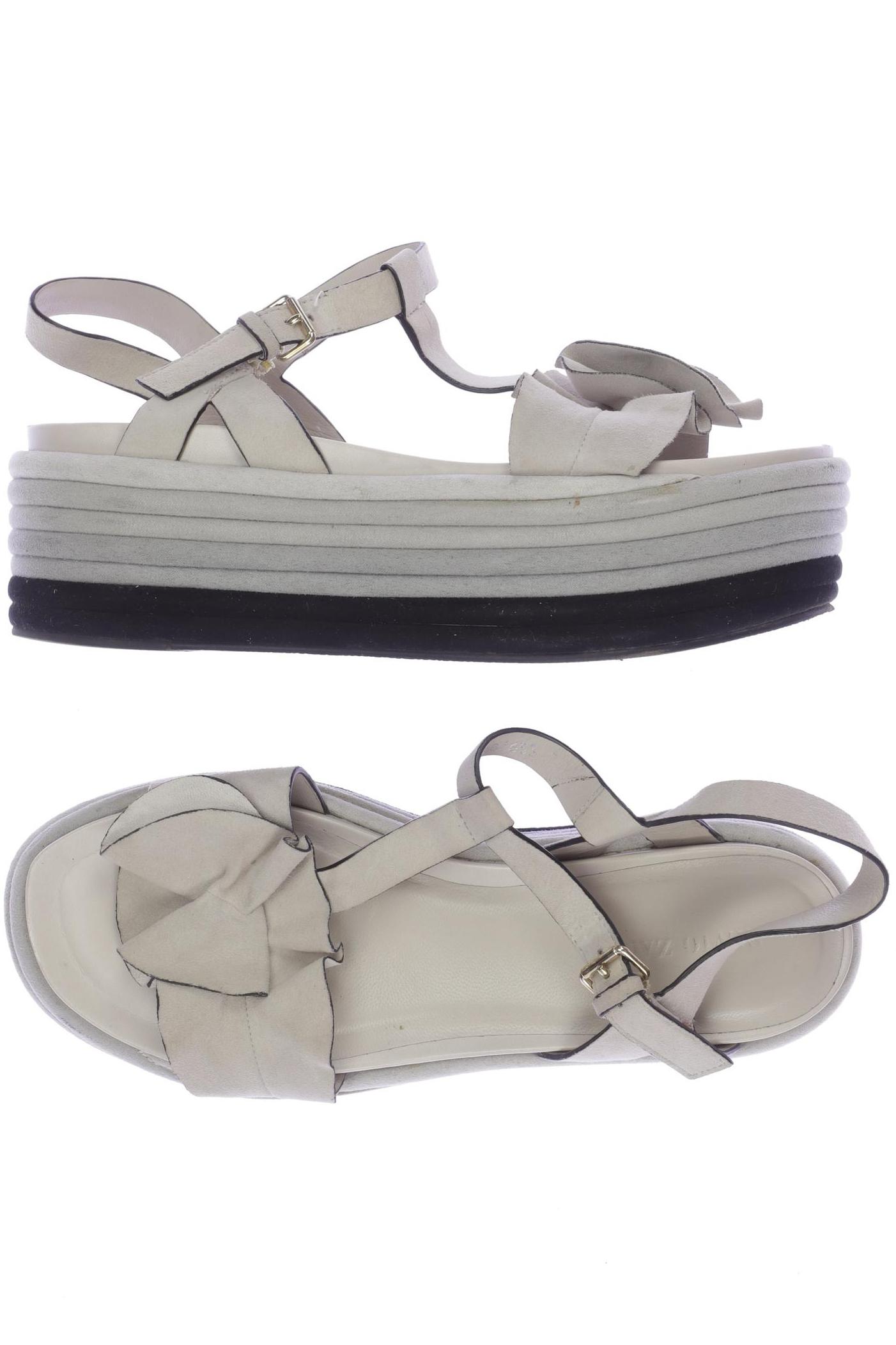 

Elvio Zanon Damen Sandale, beige, Gr. 38