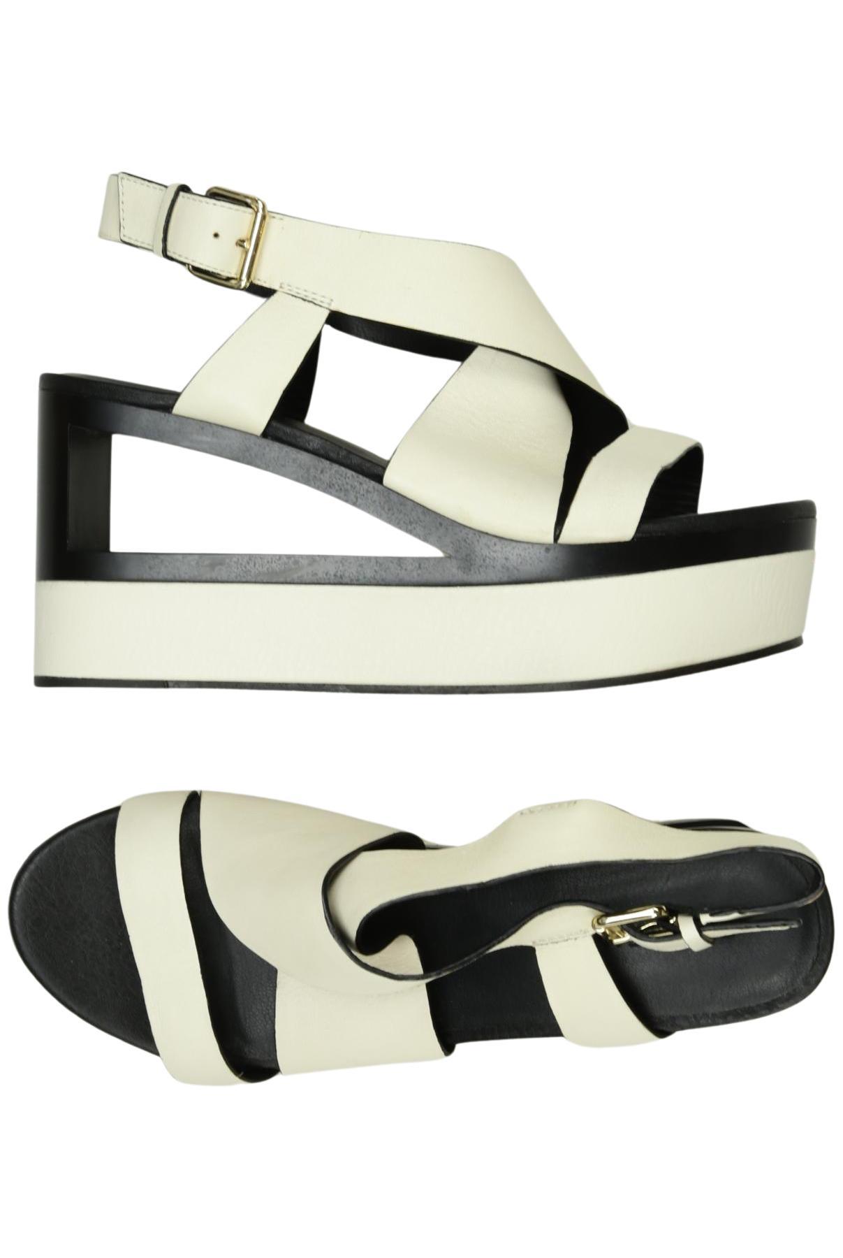 

Elvio Zanon Damen Sandale, cremeweiß, Gr. 38