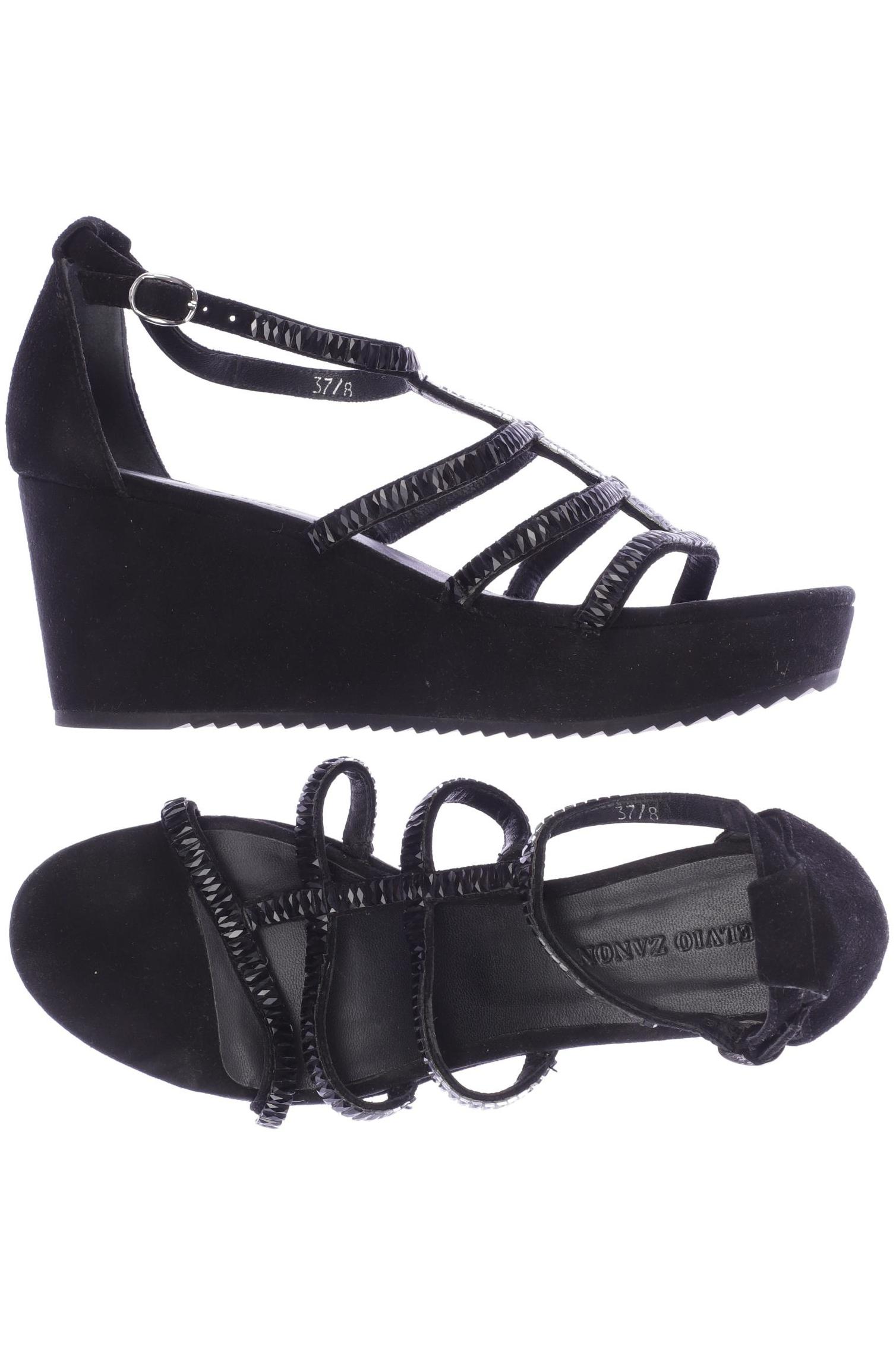 

Elvio Zanon Damen Sandale, schwarz, Gr. 37