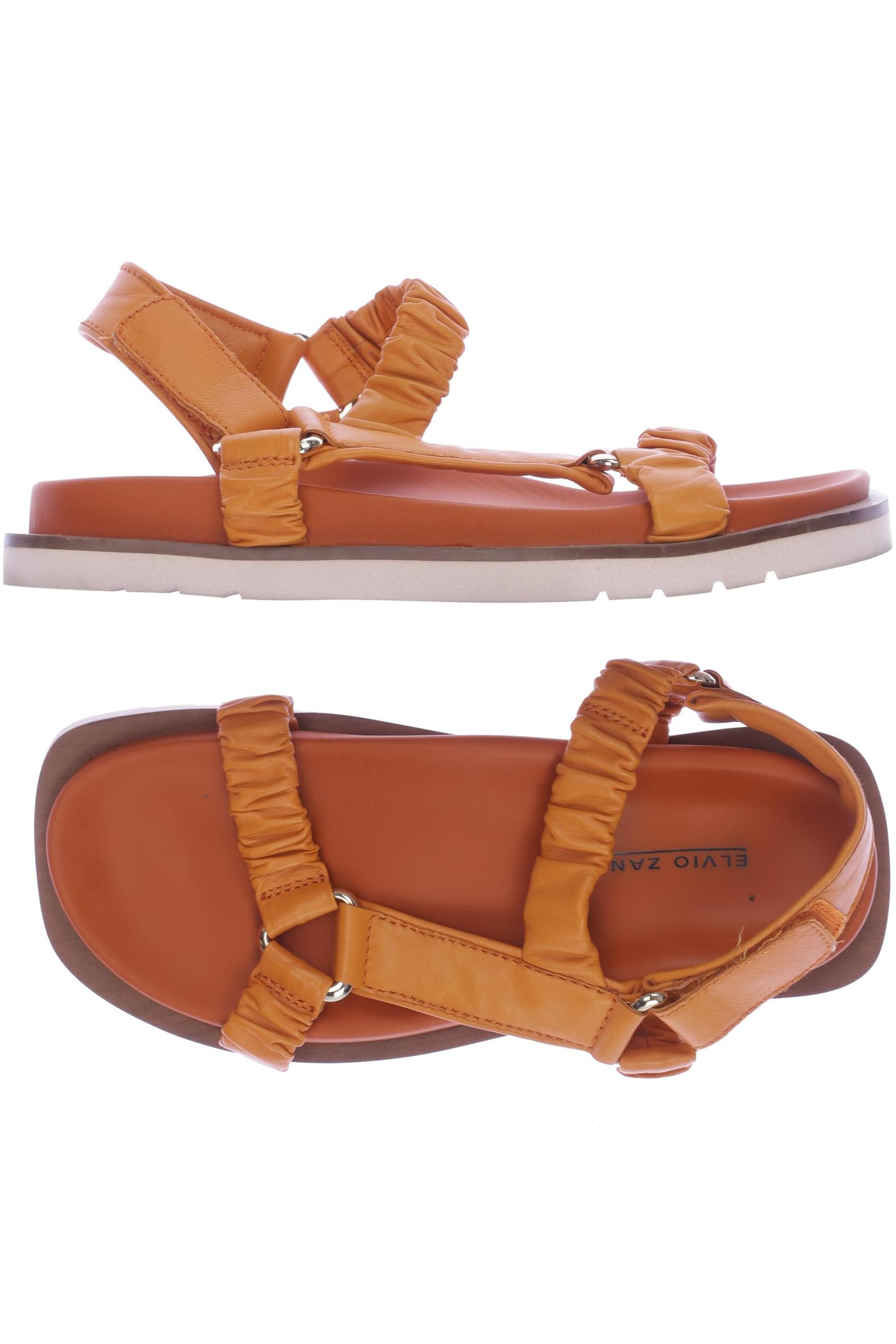 

Elvio Zanon Damen Sandale, orange, Gr. 40